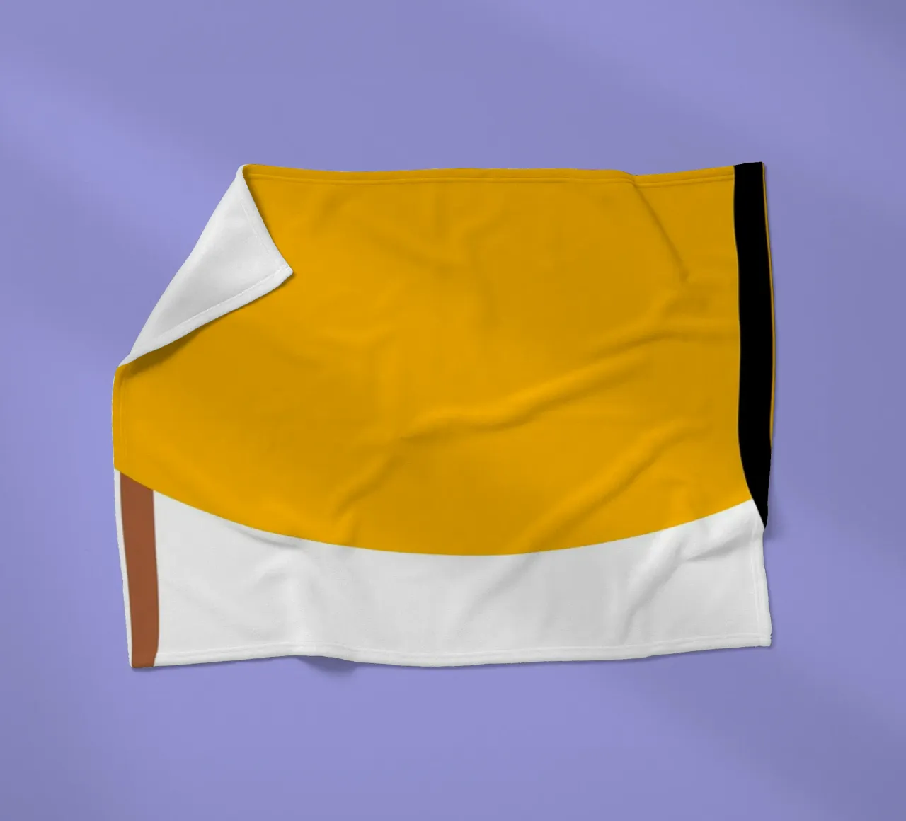 Geometrico astratto Curve Forme Colore Stampa coperta in pile da NorwesClub