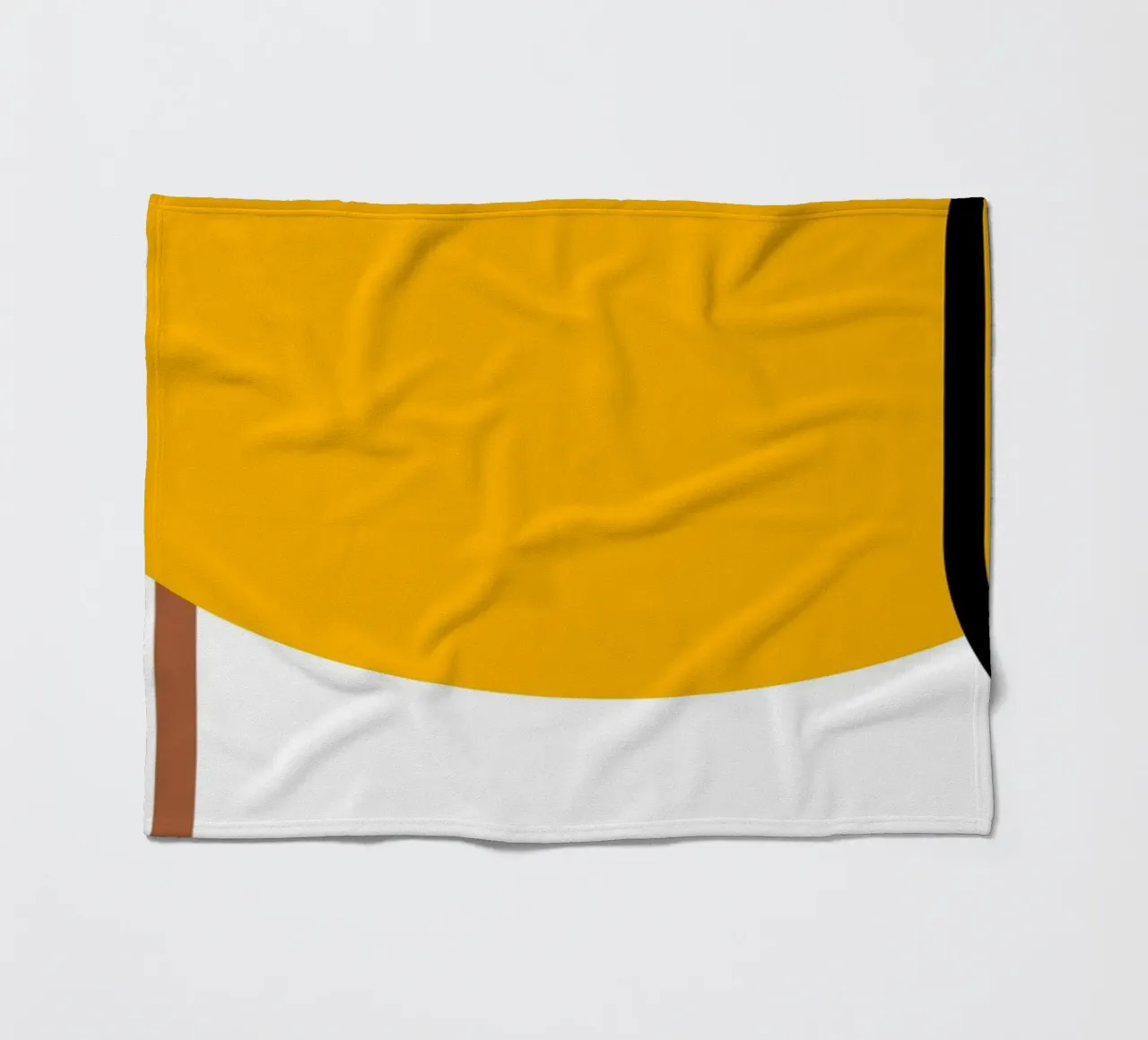 Geometrico astratto Curve Forme Colore Stampa coperta in pile da NorwesClub