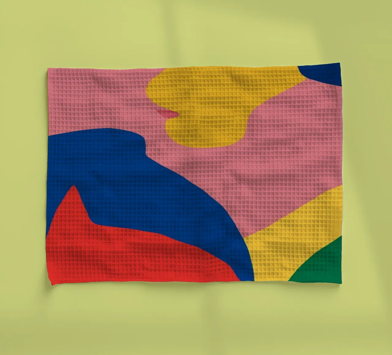 Color lovers tea towel by Little Dean