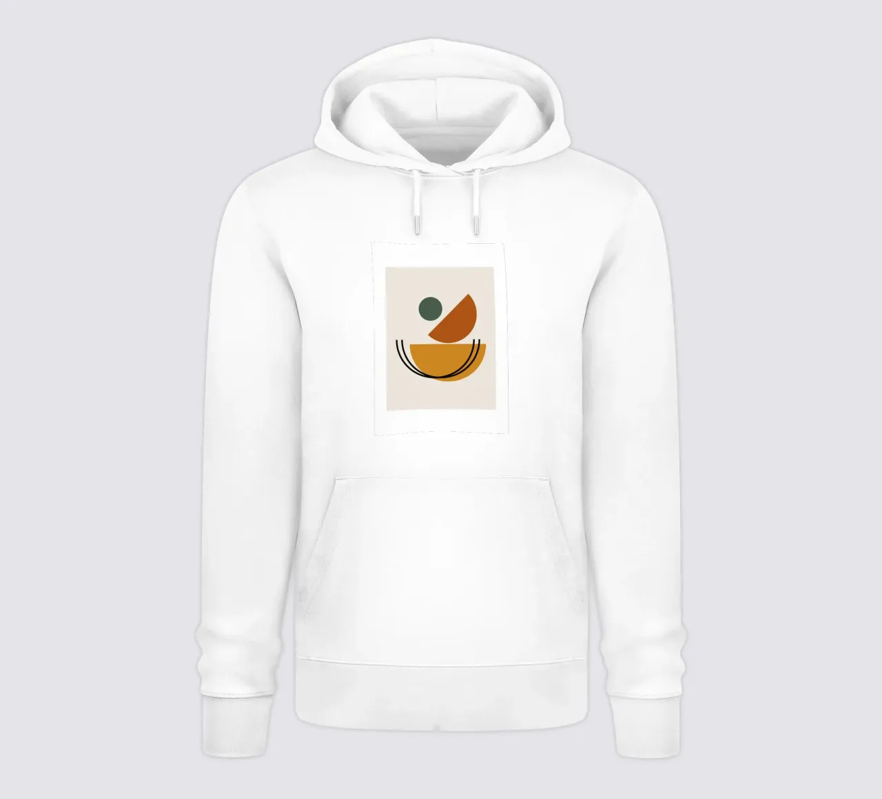 Forme astratte geometriche Cerchio Stampa a colori felpa con cappuccio da NorwesClub