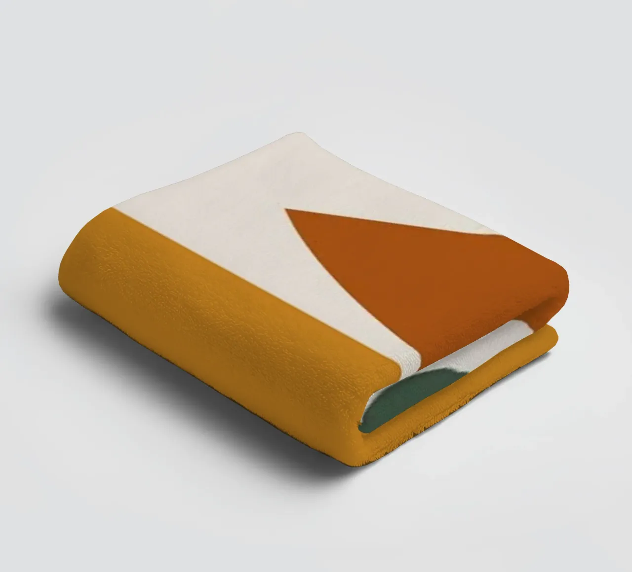 Geometric Abstract Shapes Circle Color Print towel by NorwesClub