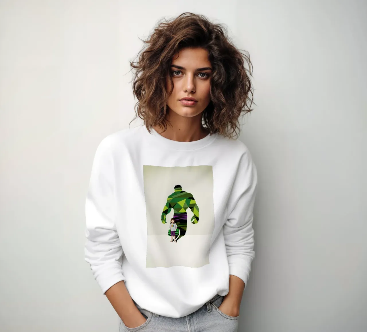 Super Shadows Girl Smash felpa da Jason Ratliff