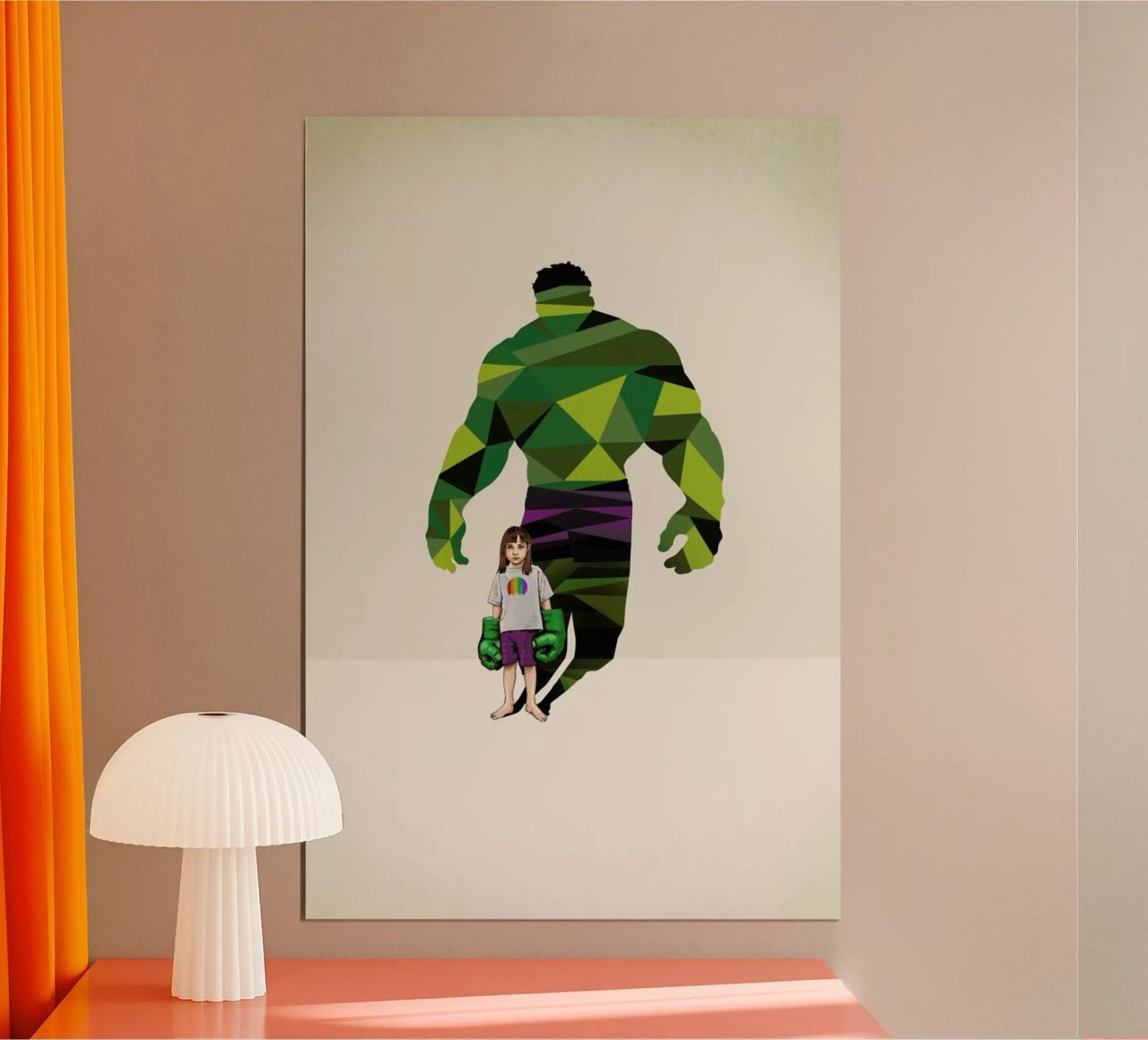 Super Shadows Girl Smash poster de Jason Ratliff