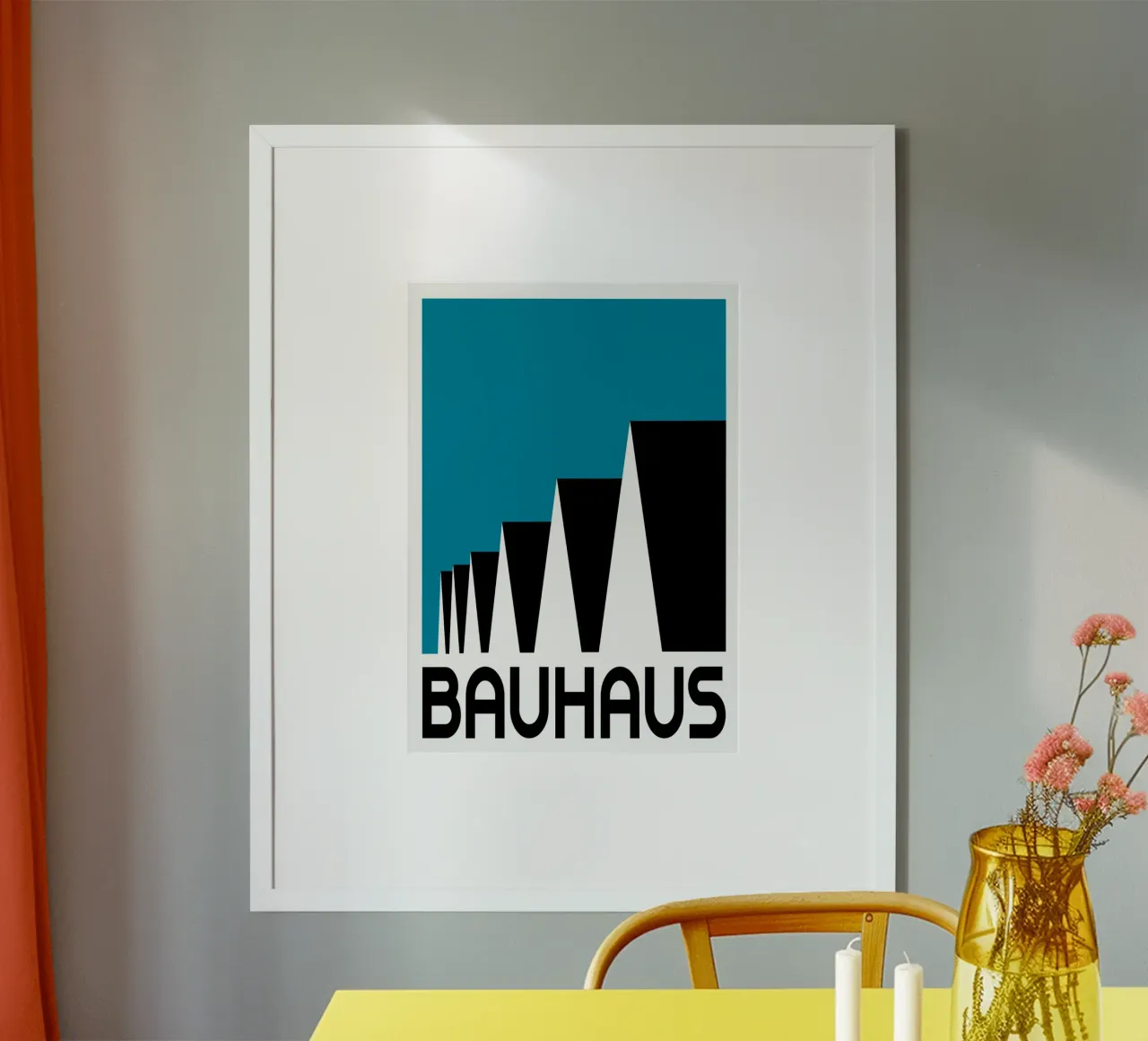 Bauhaus Design | Stampa del logo geometrico iconico poster da NorwesClub
