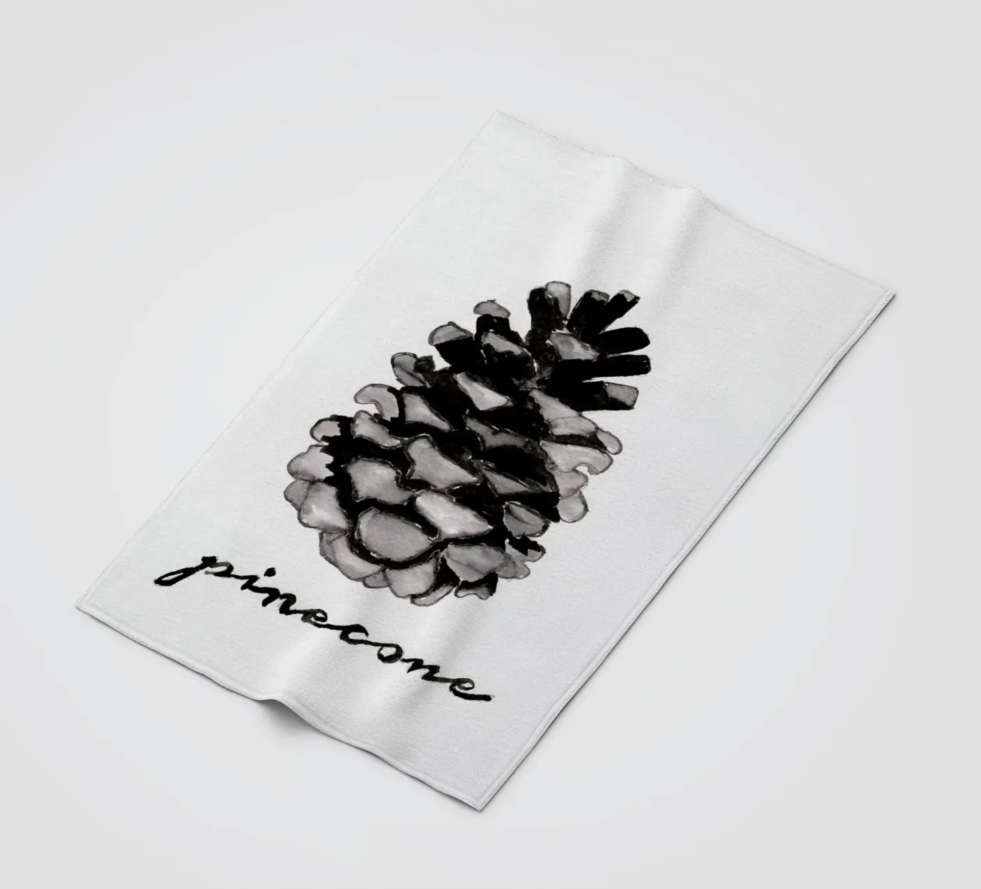 Pine Cone Fleecedecke von Nathys_illustration