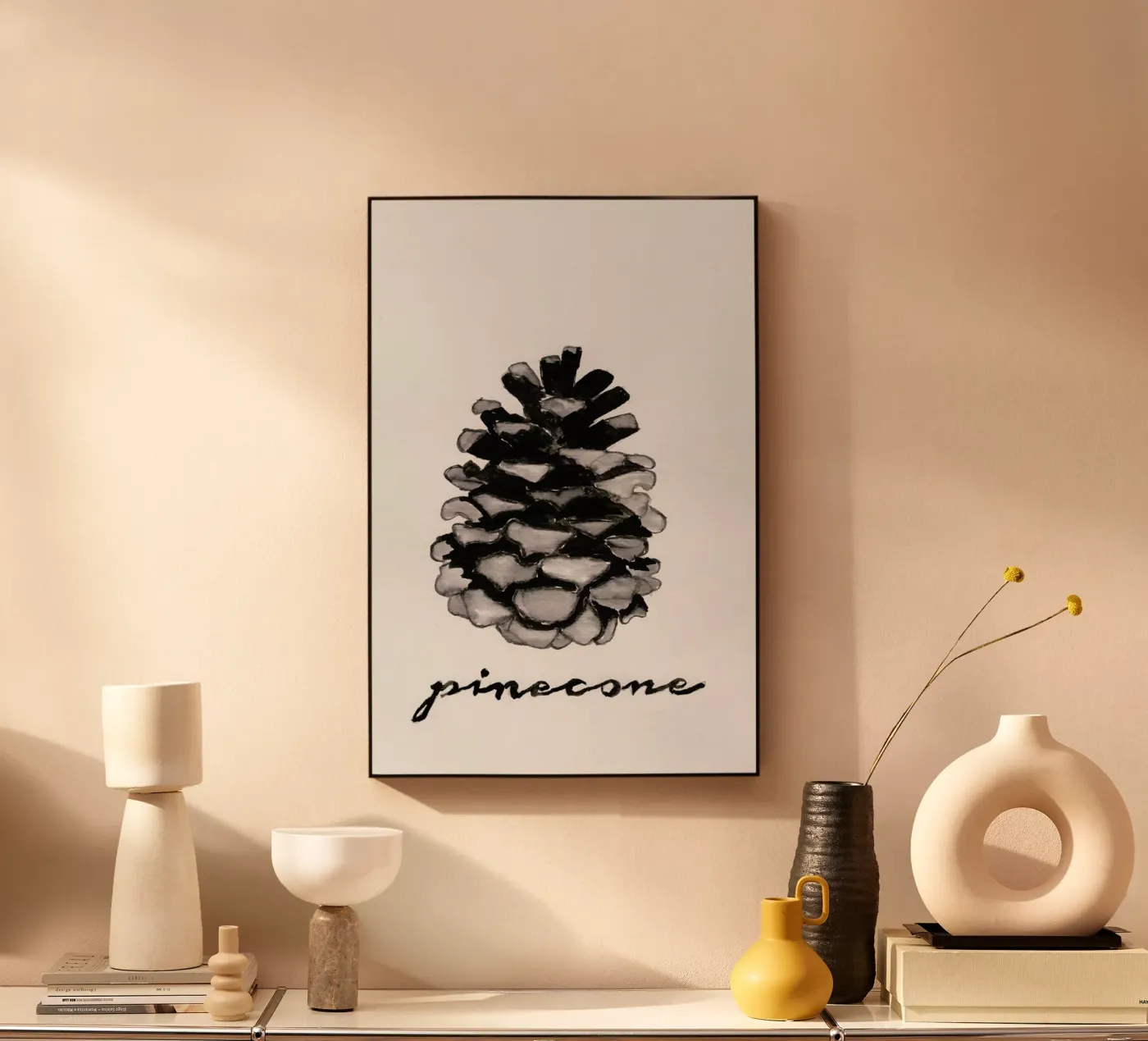 Pine Cone forex plate by Nathys_illustration
