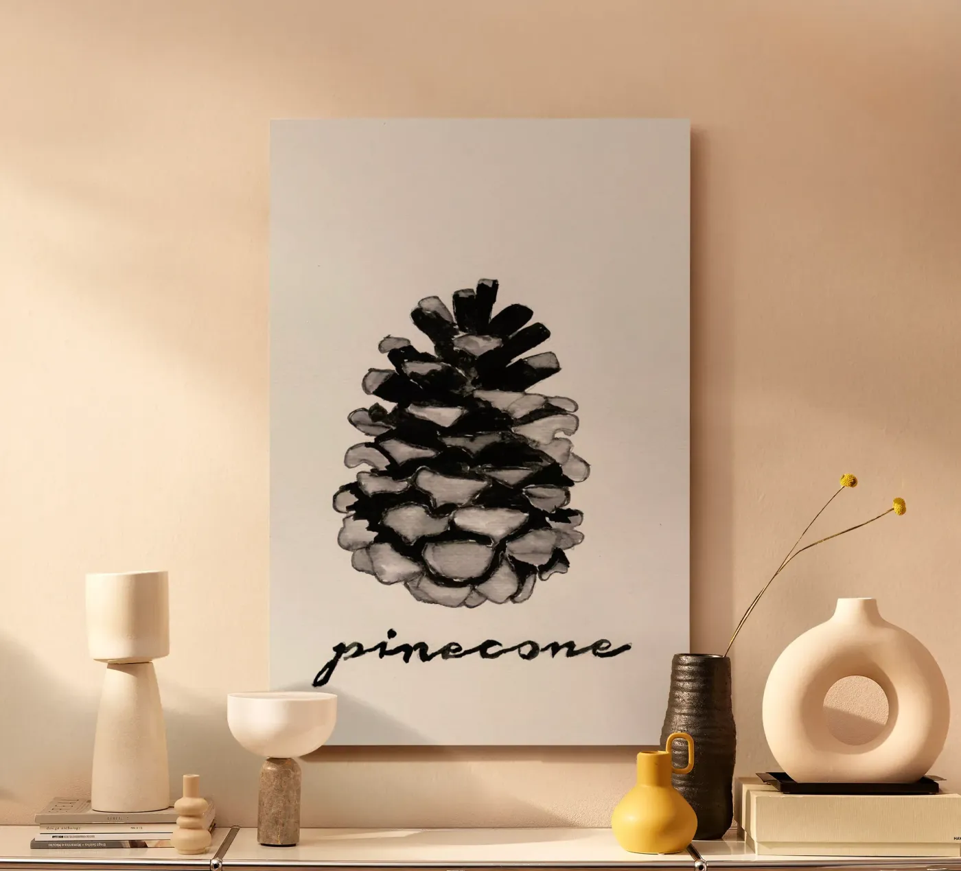 Pine Cone forex plate by Nathys_illustration