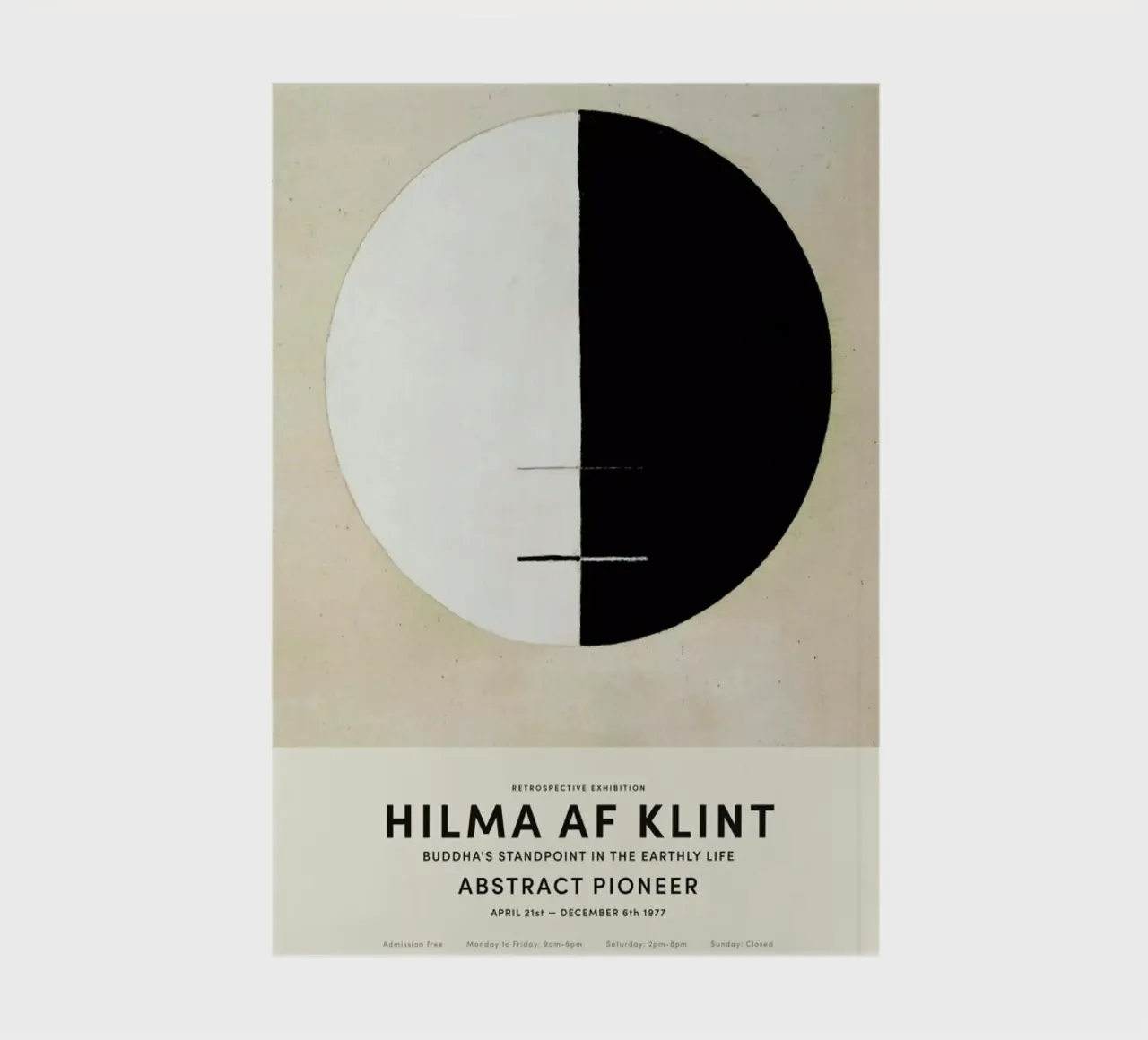 Hilma af Klint - Buddha's Standpoint in the Earthly Life notebook by Vintage by JUNIQE