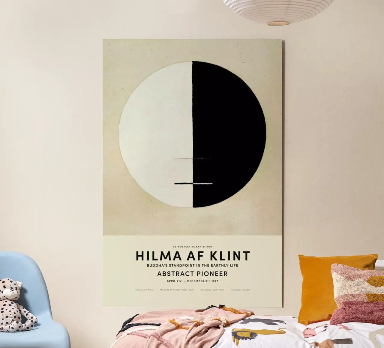 Hilma af Klint - Buddha's Standpoint in the Earthly Life alluminio dibond da Vintage by JUNIQE