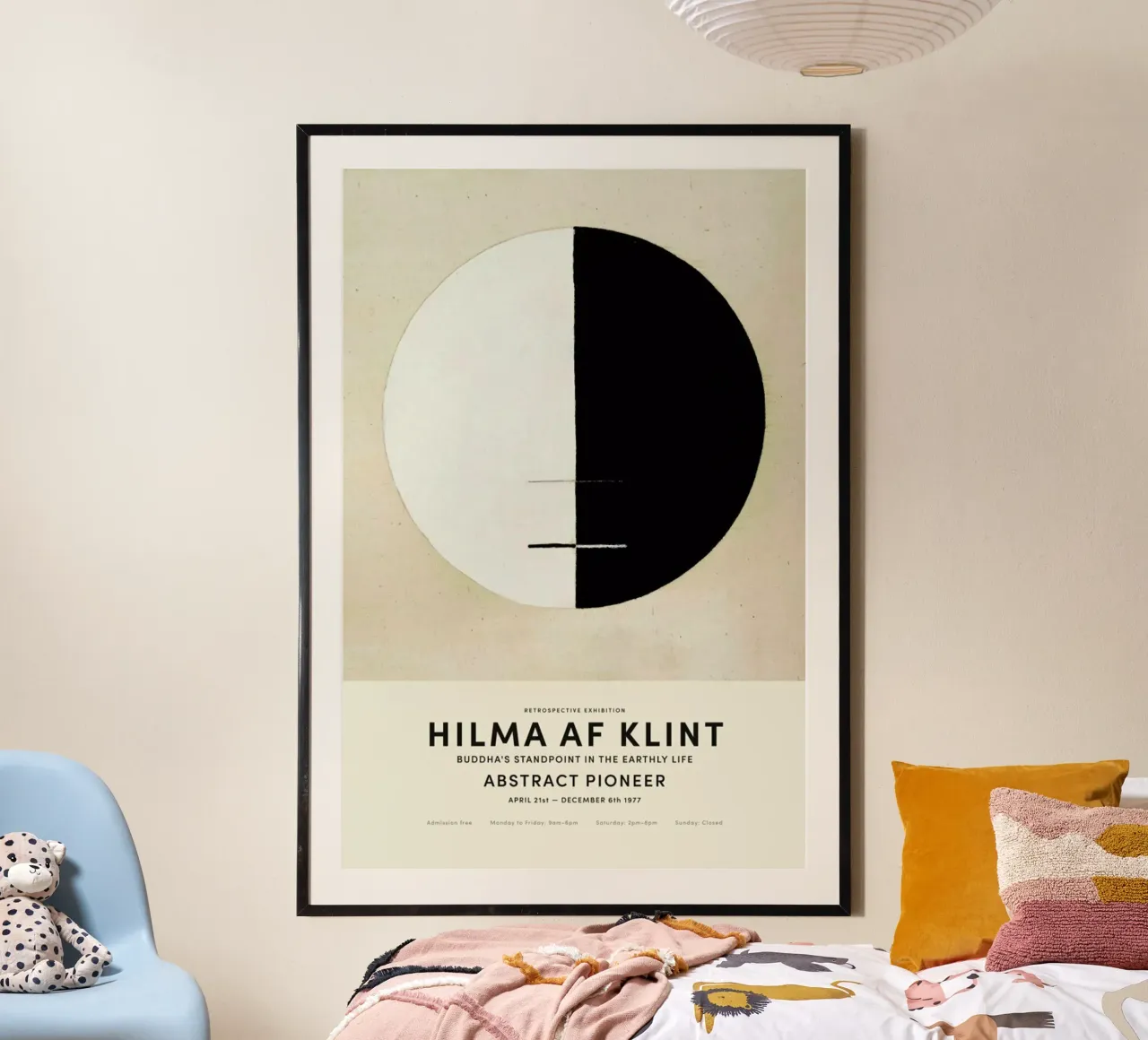 Hilma af Klint - Buddha's Standpoint in the Earthly Life carta hahnemühle da Vintage by JUNIQE