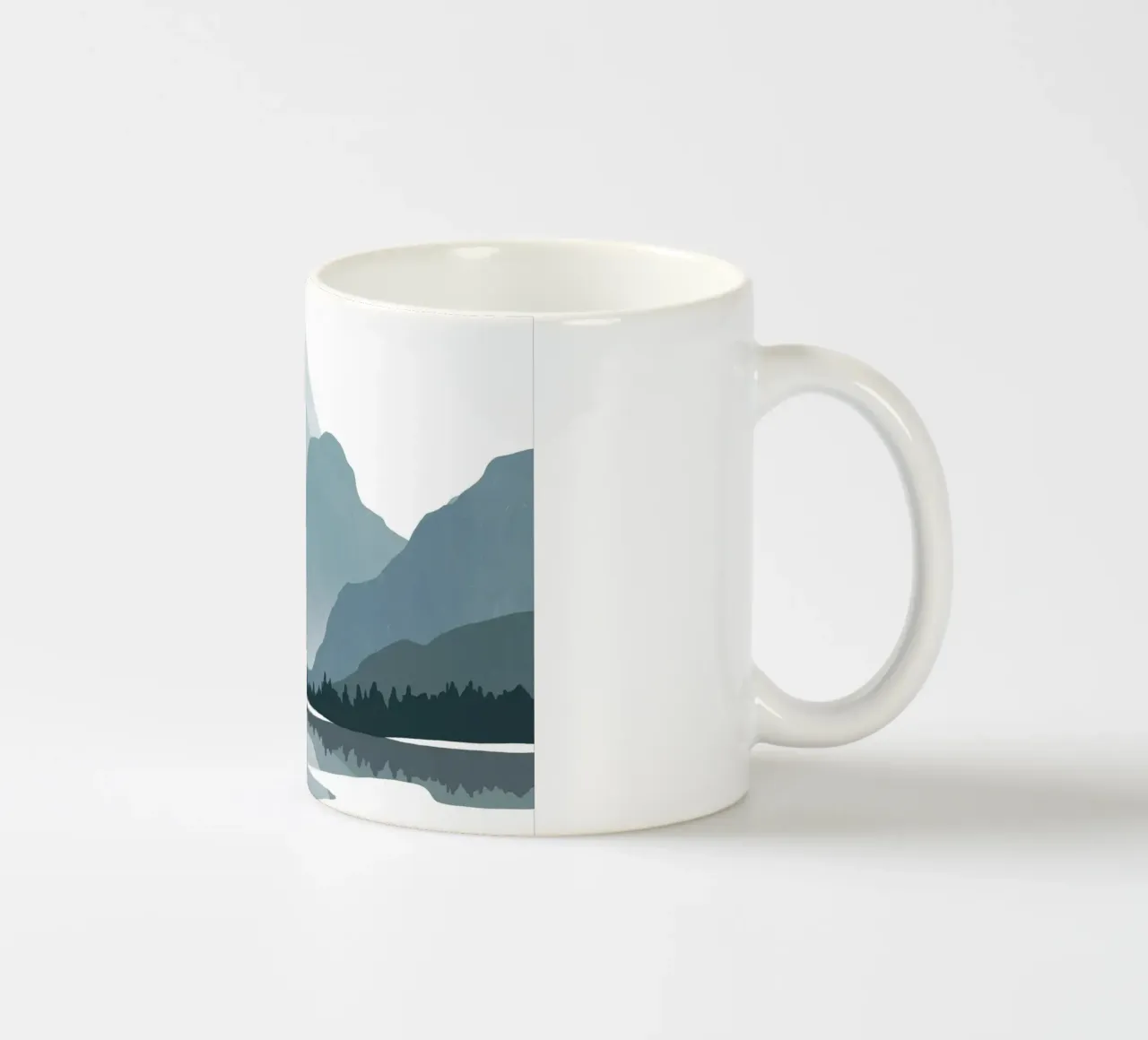 Riflessione sul paesaggio nordico tazza in ceramica da Little Dean