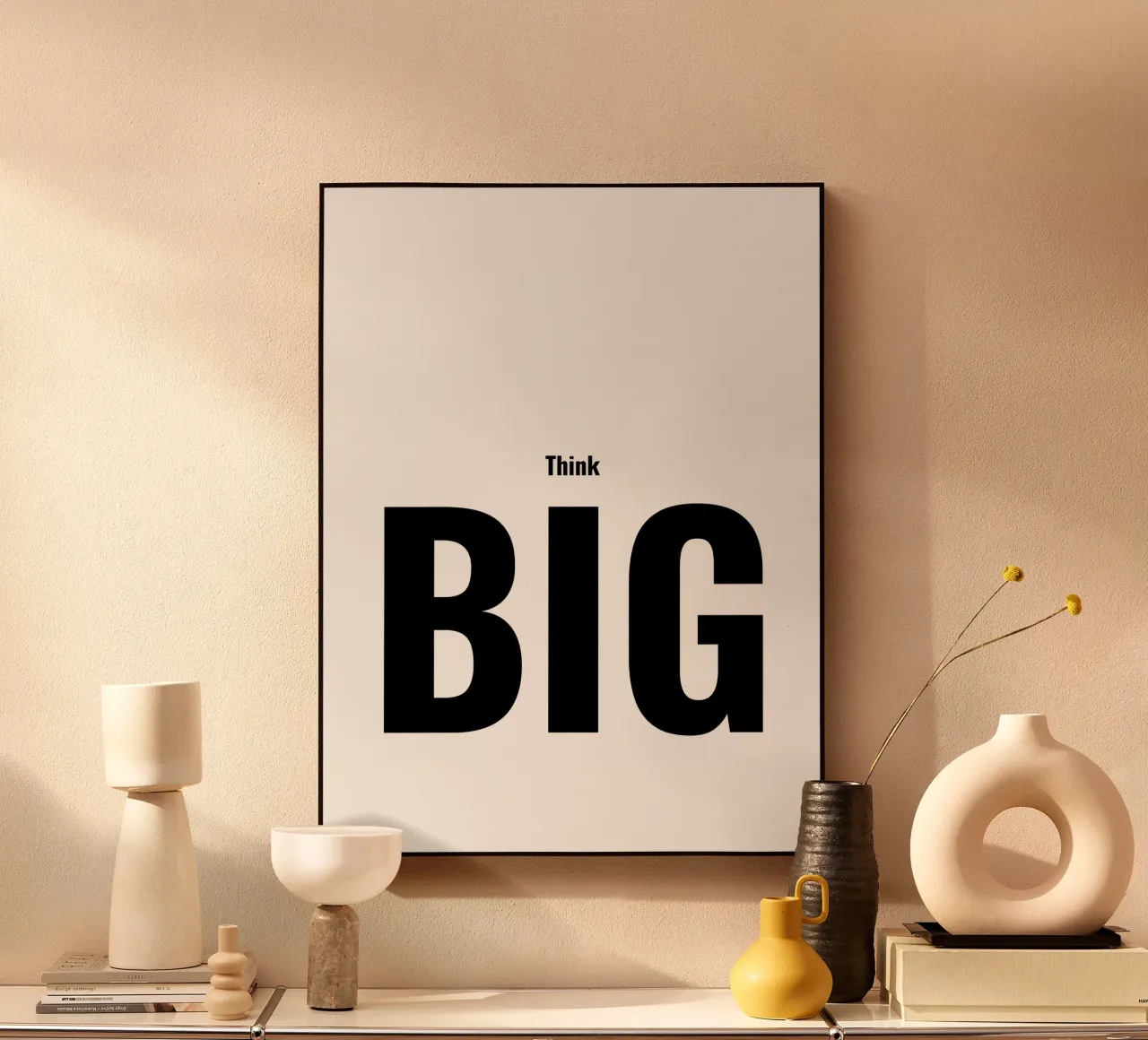 Think Big plexiglass da Elevate Studios