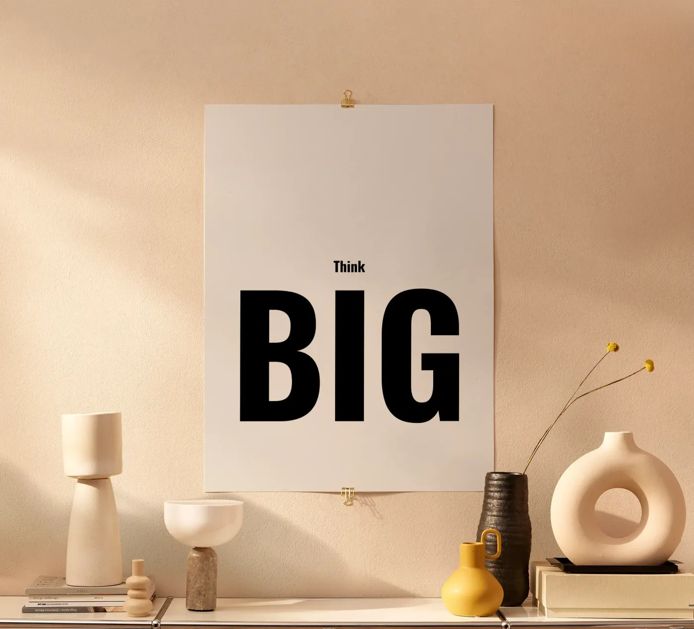 Think Big poster van Elevate Studios
