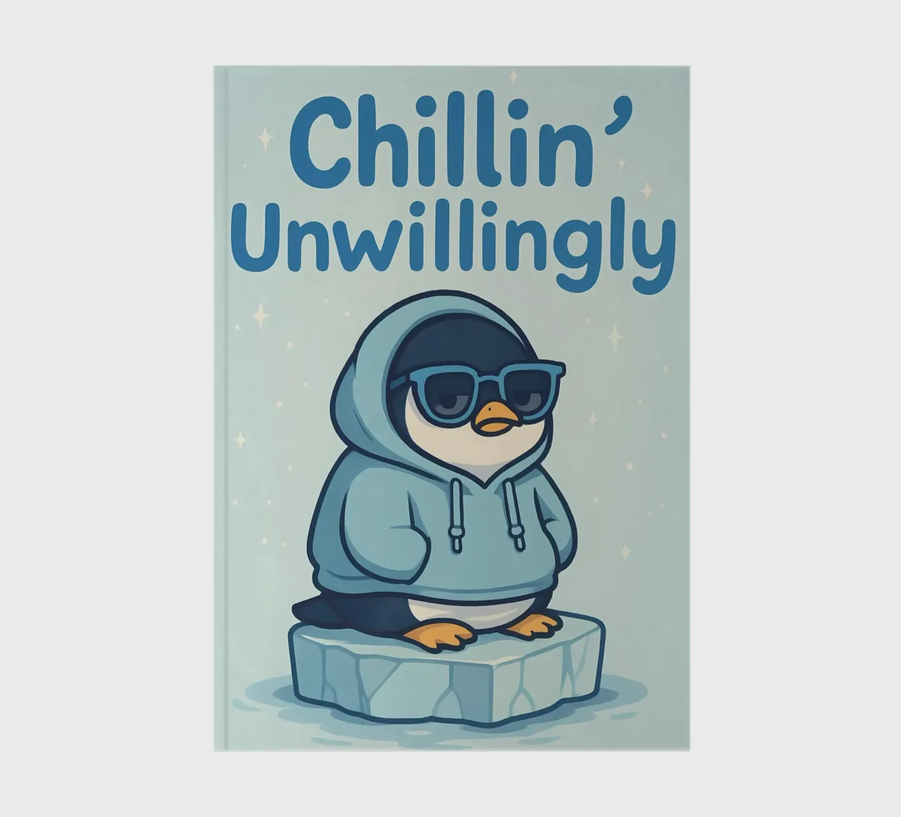 Funny Penguin Meme notebook by Funny Humor Art