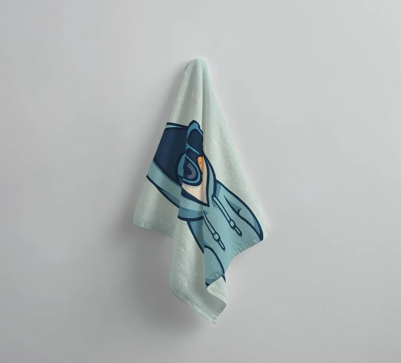Funny Penguin Meme towel by Funny Humor Art