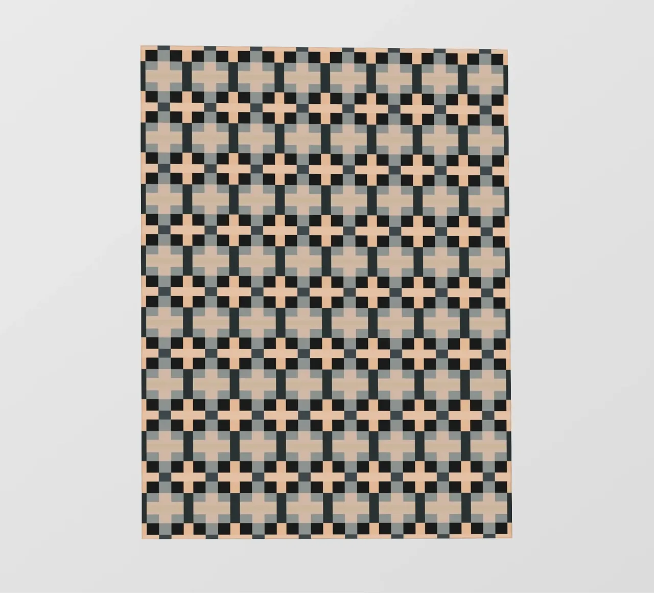 Minimal Motivo geometrico a colori tenui telo in pvc da Little Dean