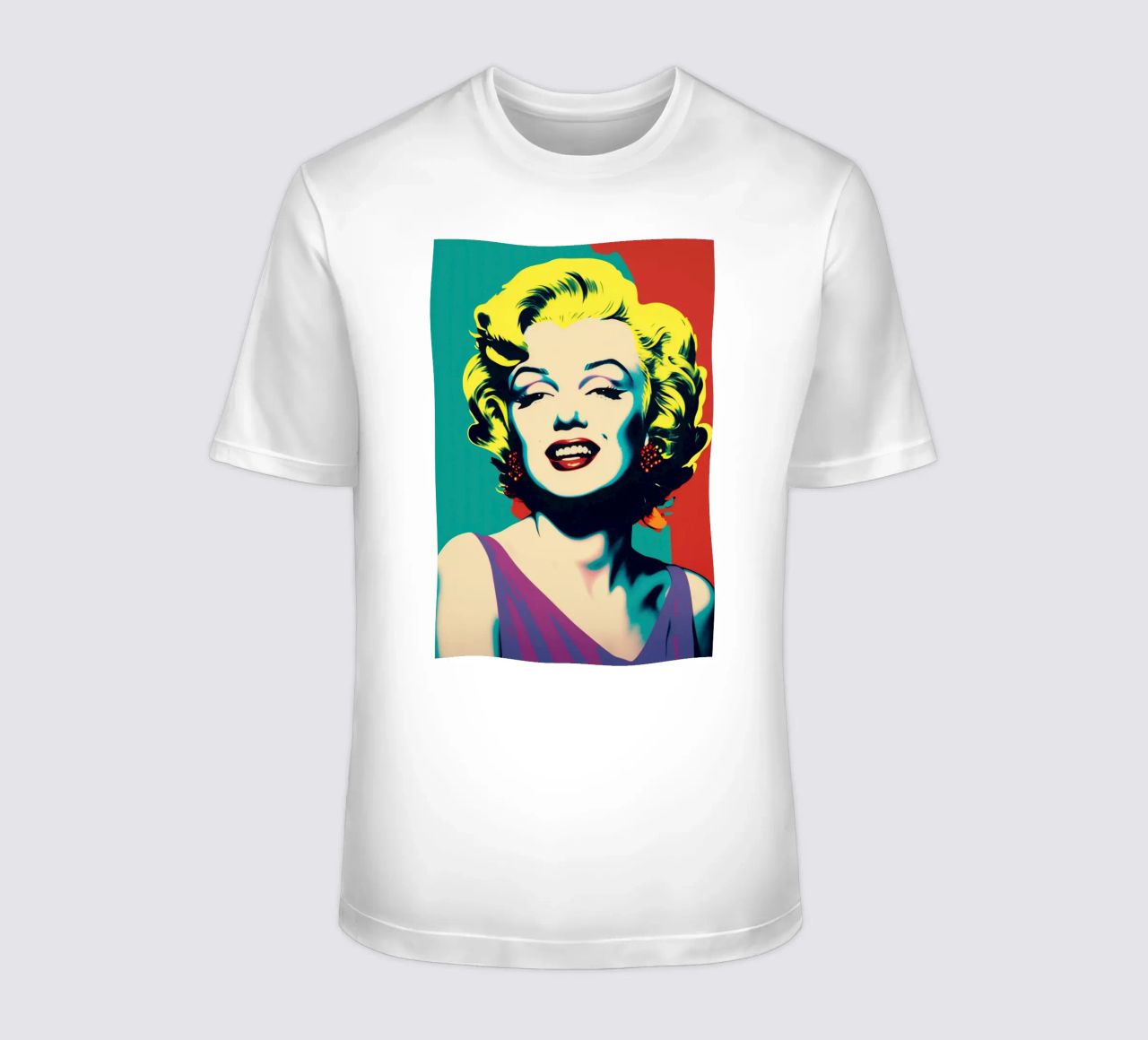Marilyn Monroe | Pop Art a colori vivaci t-shirt da Autofocus