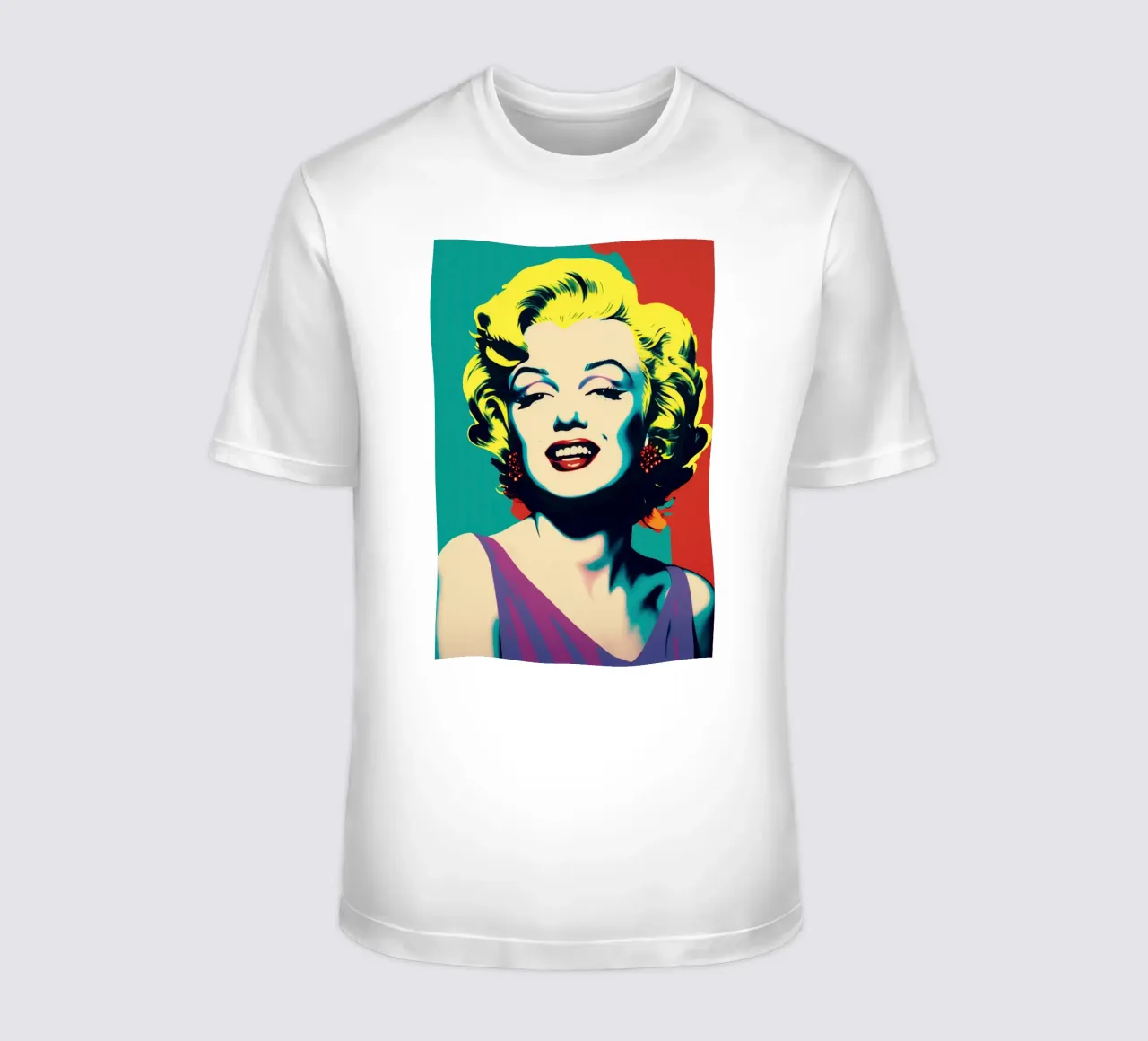 Marilyn Monroe | Pop Art a colori vivaci t-shirt da Autofocus