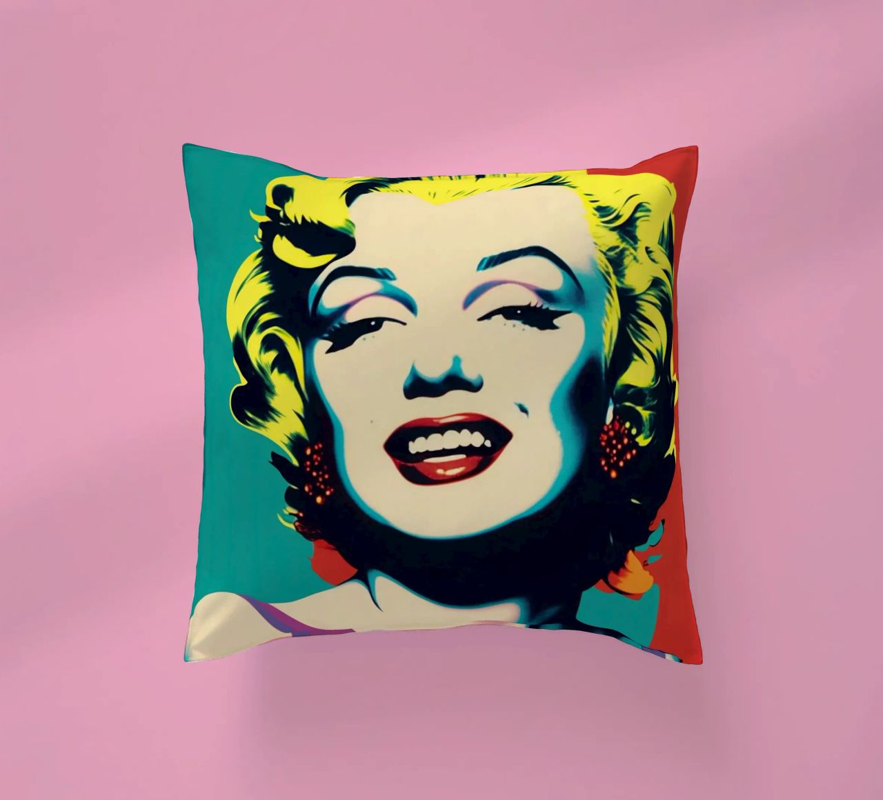 Marilyn Monroe | Pop Art a colori vivaci cuscino da Autofocus