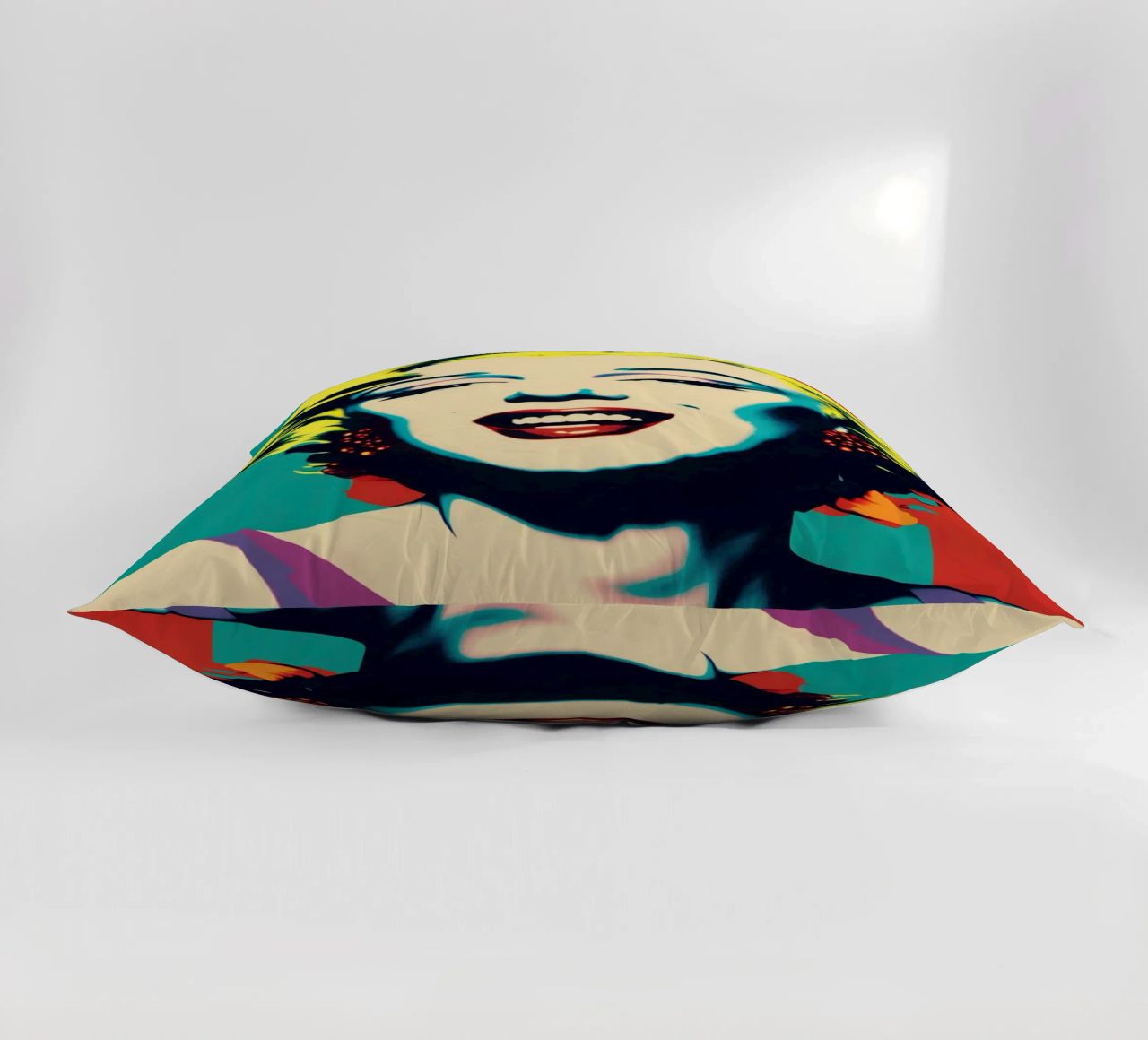 Marilyn Monroe | Pop Art a colori vivaci cuscino da Autofocus