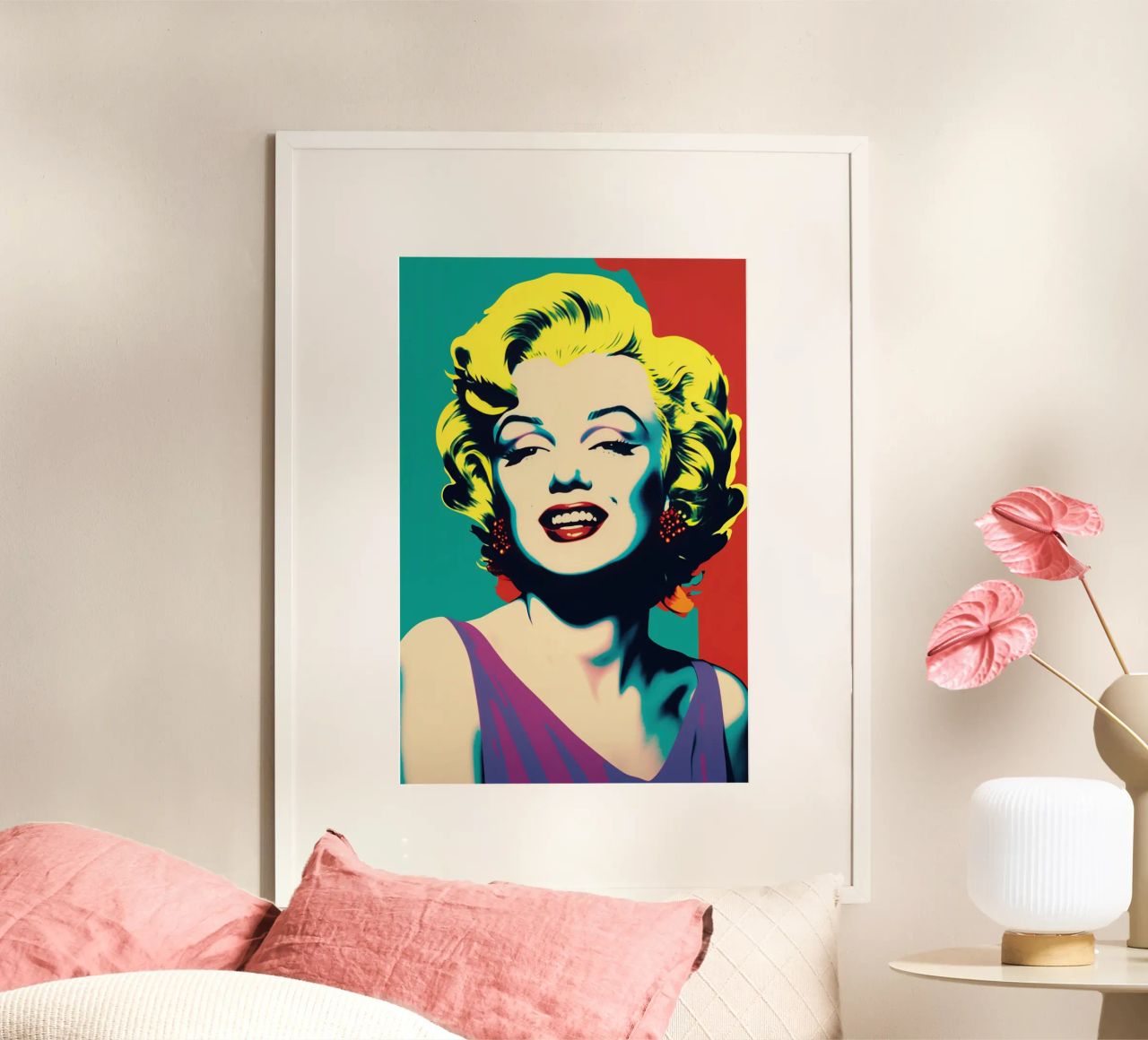 Marilyn Monroe | Pop Art in bright colours poster by Autofocus