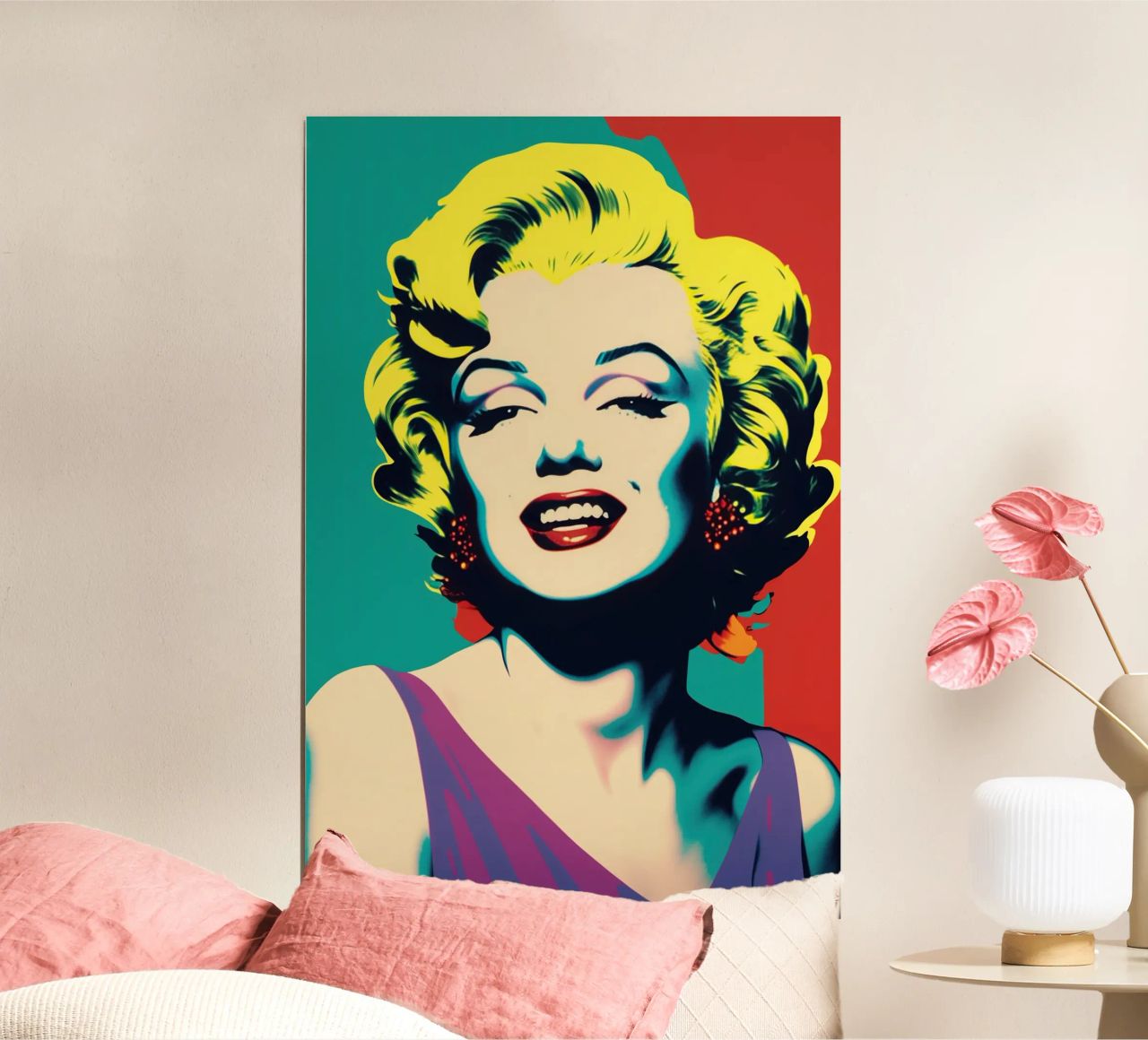 Marilyn Monroe | Pop Art in bright colours poster by Autofocus