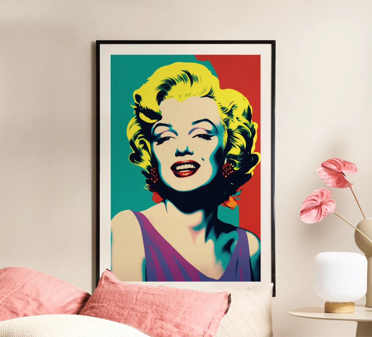 Marilyn Monroe | Pop Art in bright colours poster by Autofocus