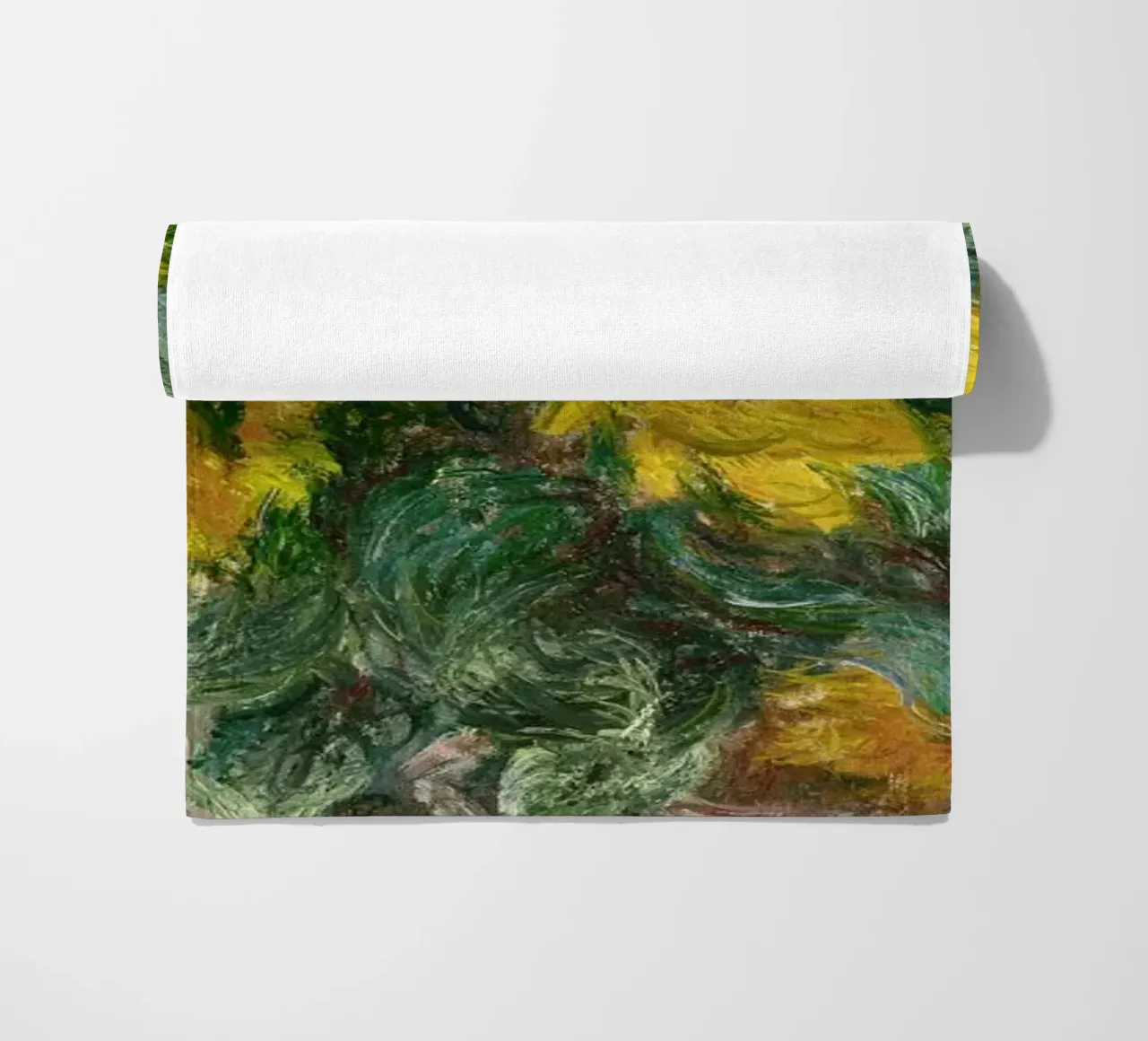 Bouquet di girasoli (1881) di Claude Monet telo mare da Monet Art Prints
