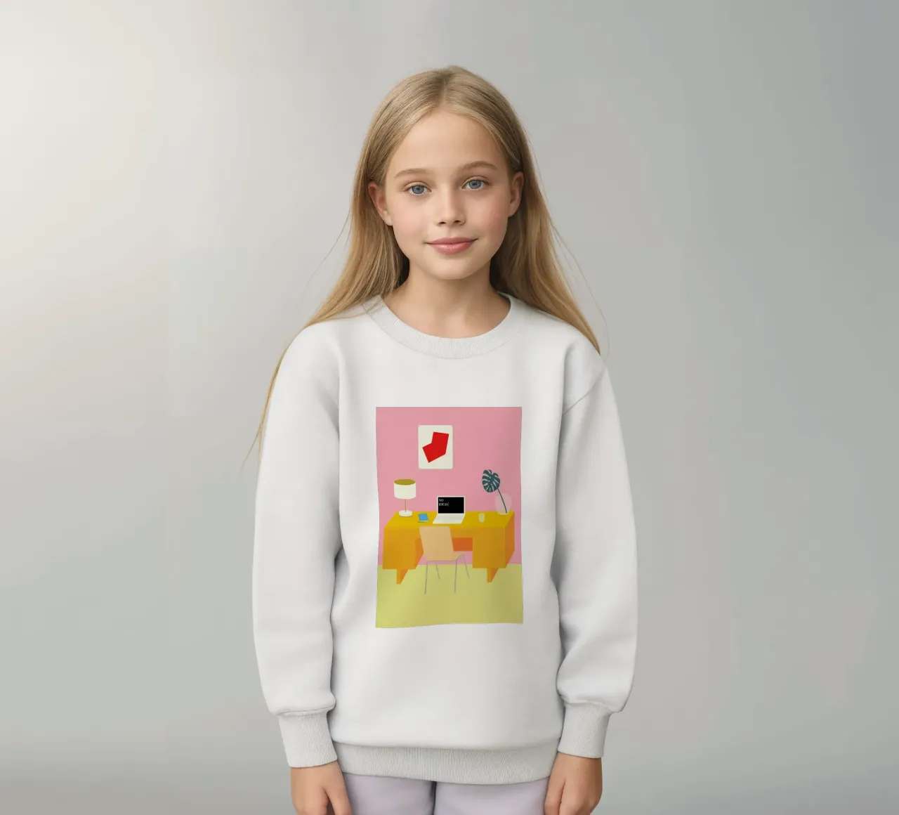 No Ideas kids sweatshirt by Rosi Feist