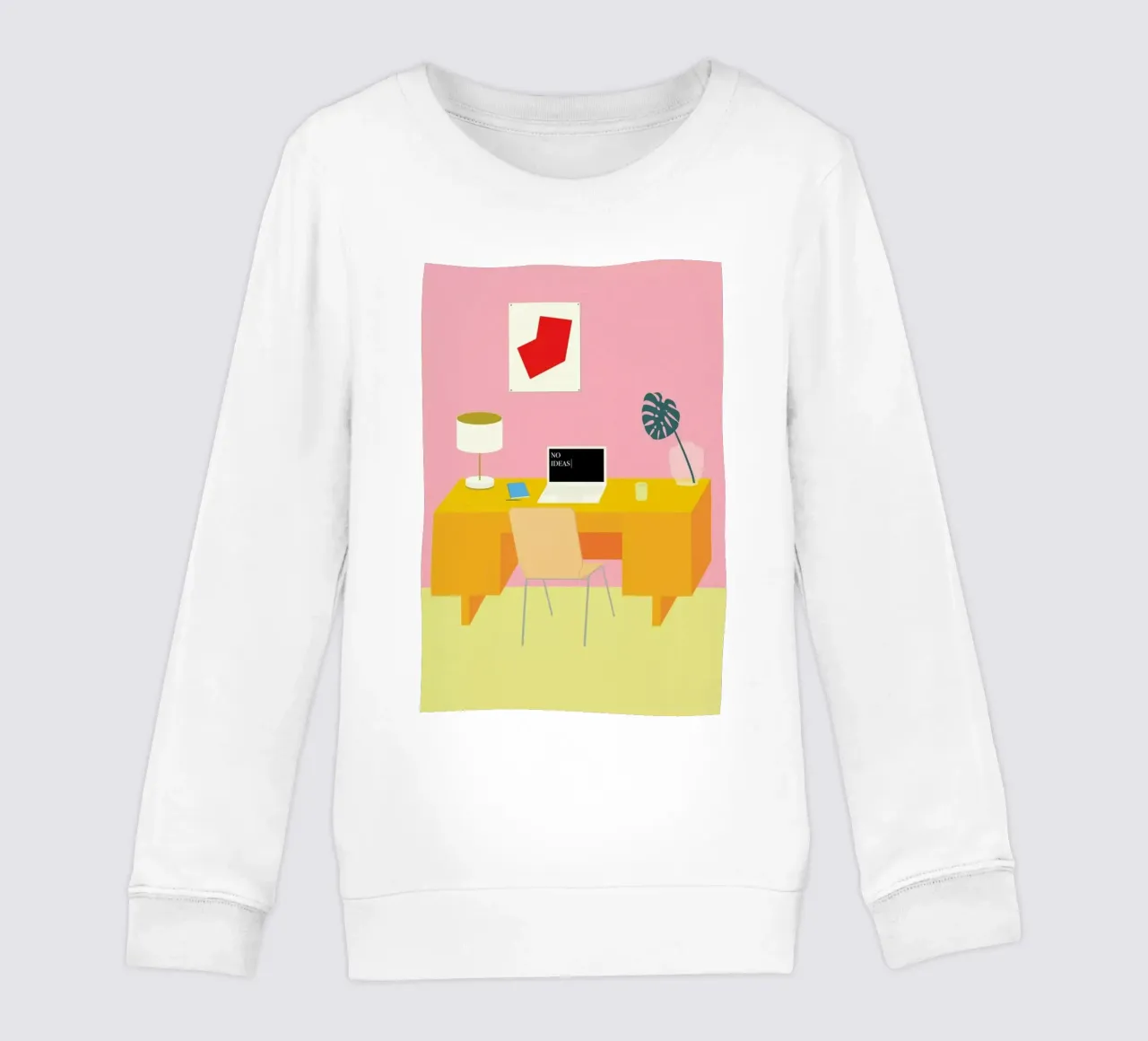 No Ideas kids sweatshirt by Rosi Feist