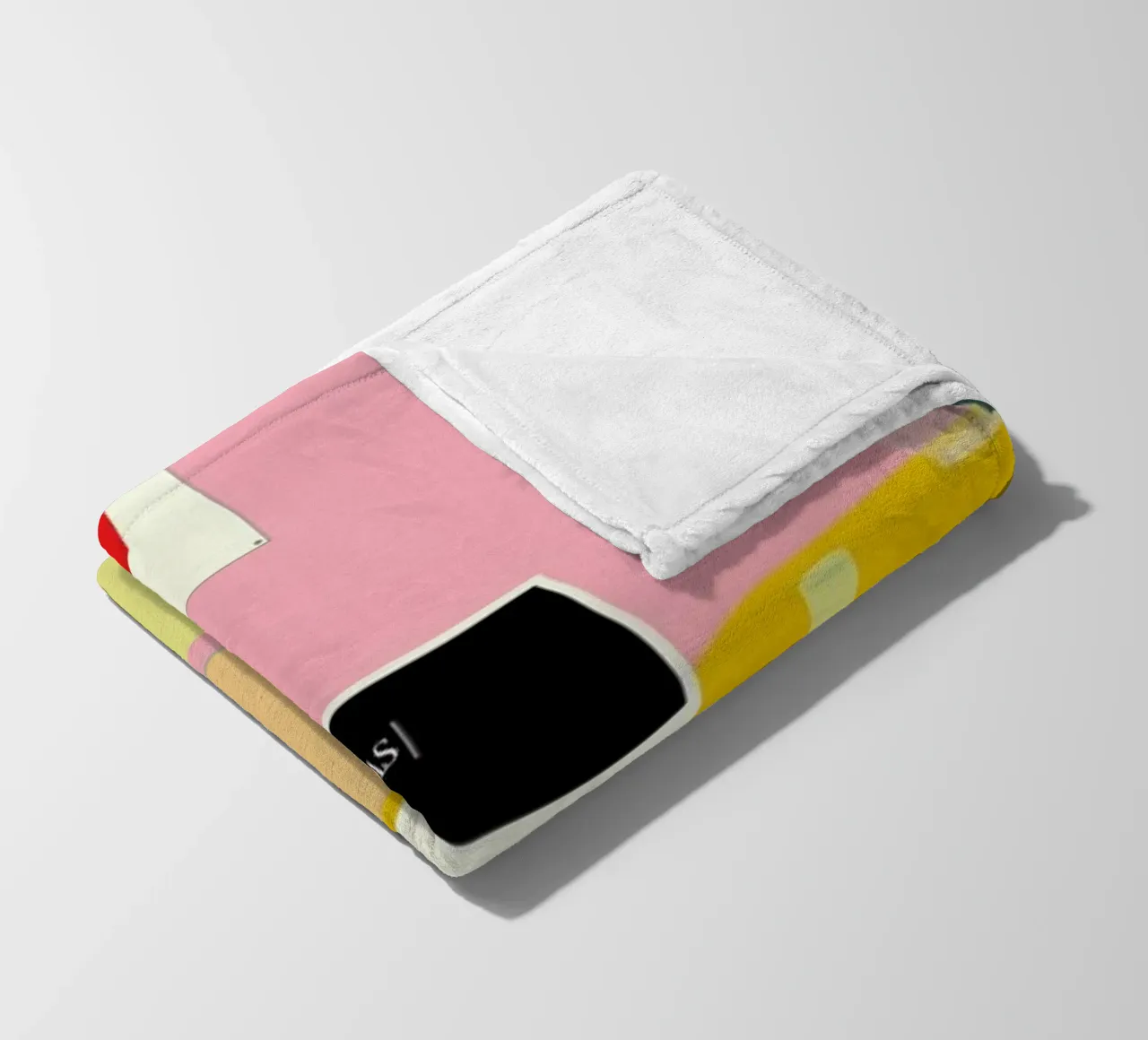 No Ideas fleece blanket by Rosi Feist