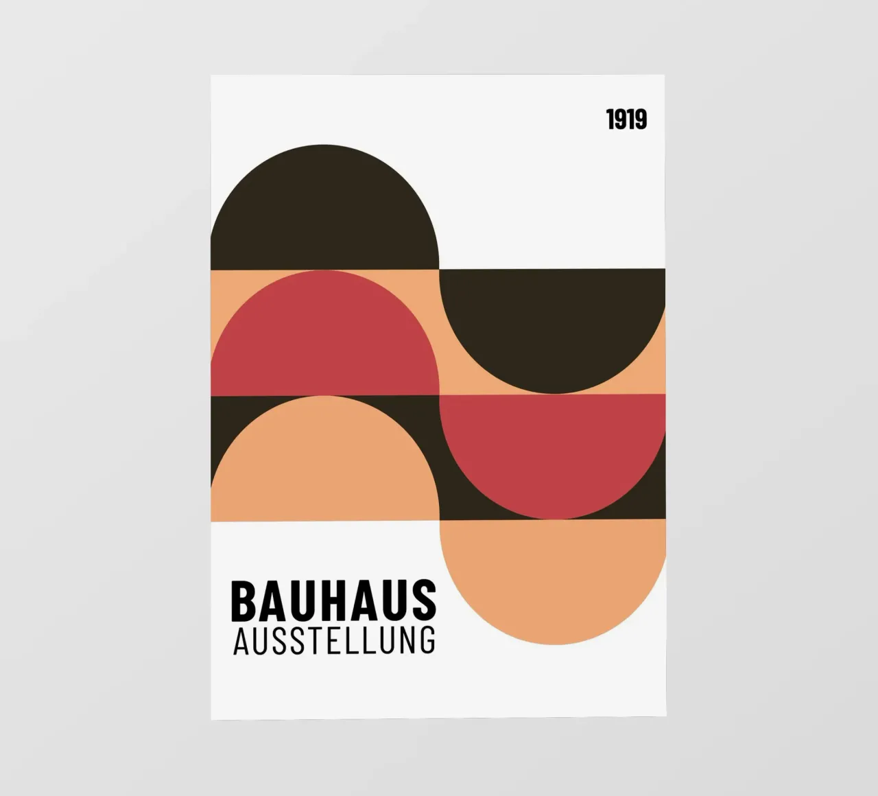 Mostra Bauhaus 1919 Modello geometrico di colore pellicola backlit da NorwesClub