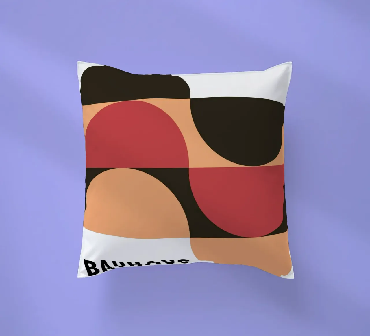 Mostra Bauhaus 1919 Modello geometrico di colore cuscino da NorwesClub