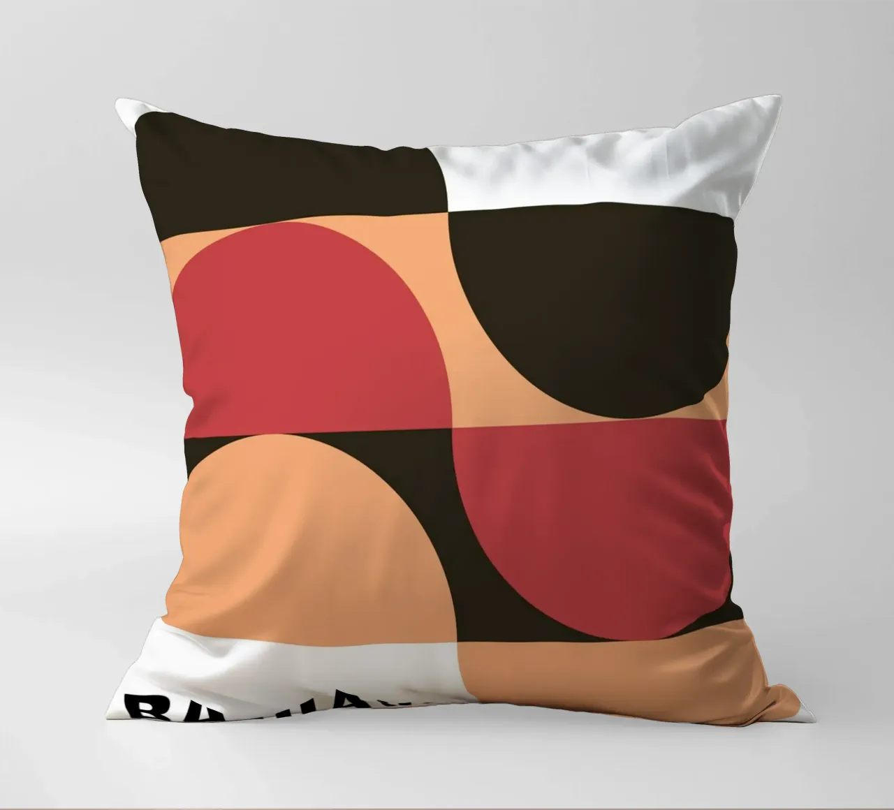 Mostra Bauhaus 1919 Modello geometrico di colore cuscino da NorwesClub