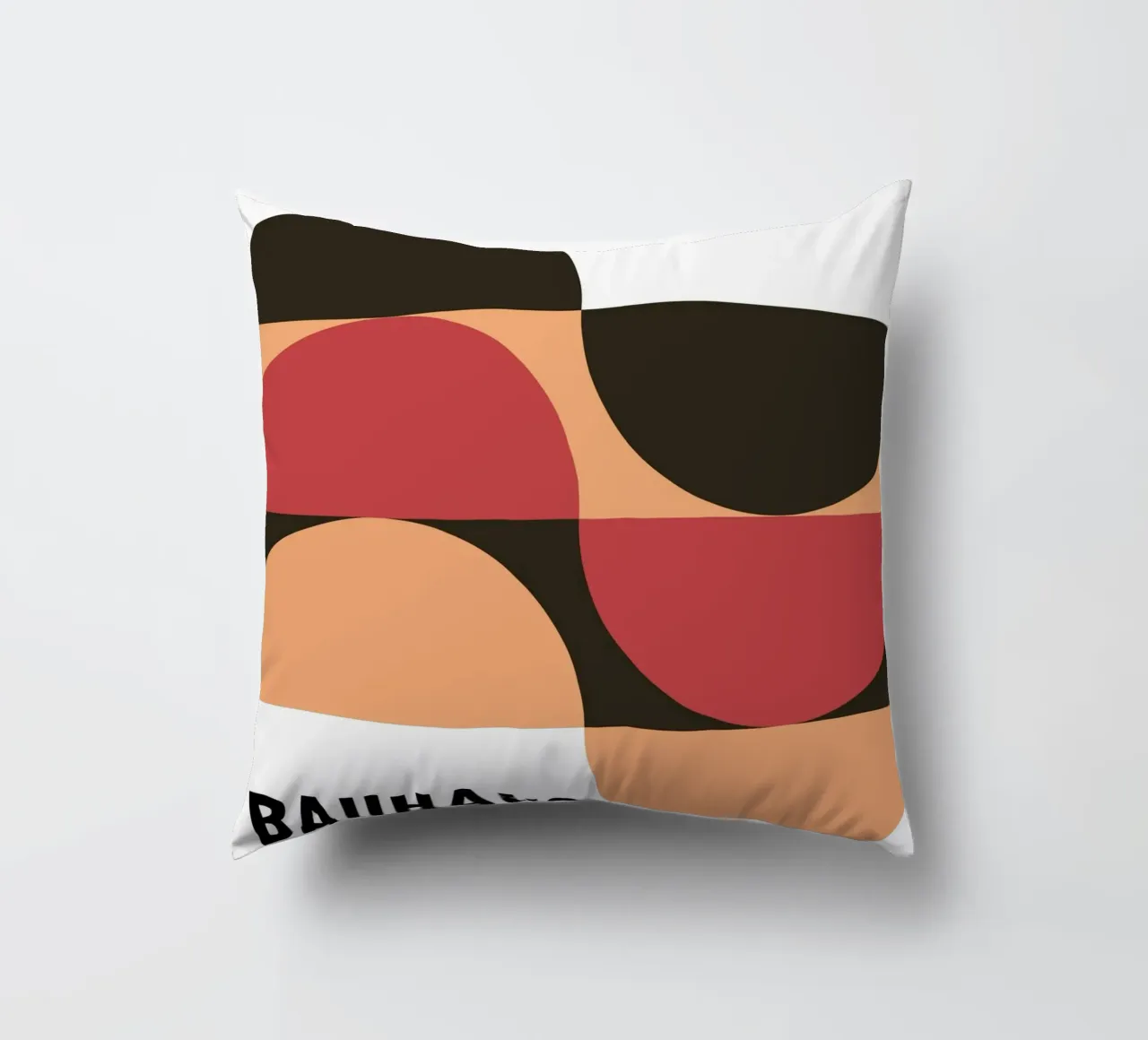 Mostra Bauhaus 1919 Modello geometrico di colore cuscino da NorwesClub