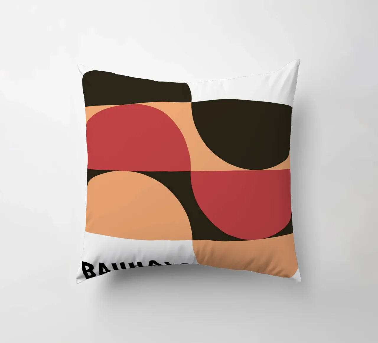 Mostra Bauhaus 1919 Modello geometrico di colore cuscino da NorwesClub