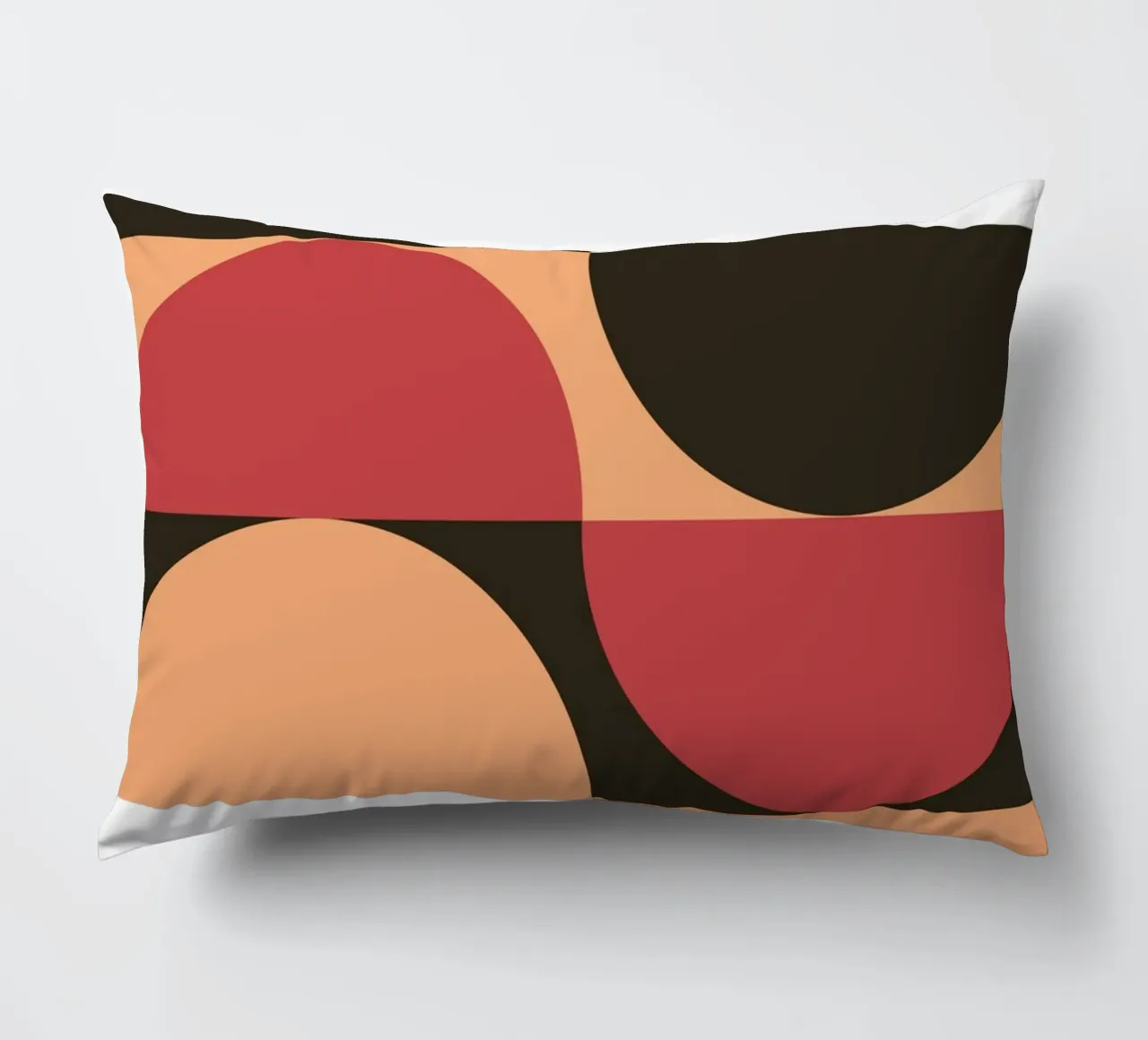 Mostra Bauhaus 1919 Modello geometrico di colore cuscino da NorwesClub