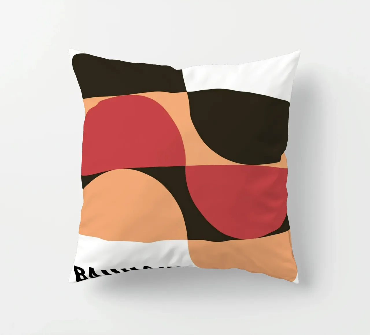Mostra Bauhaus 1919 Modello geometrico di colore cuscino da NorwesClub