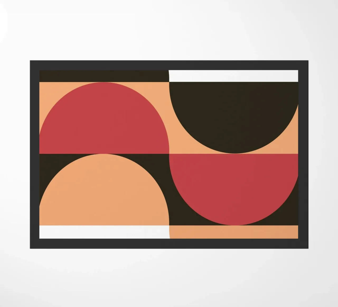 Mostra Bauhaus 1919 Modello geometrico di colore zerbino da NorwesClub