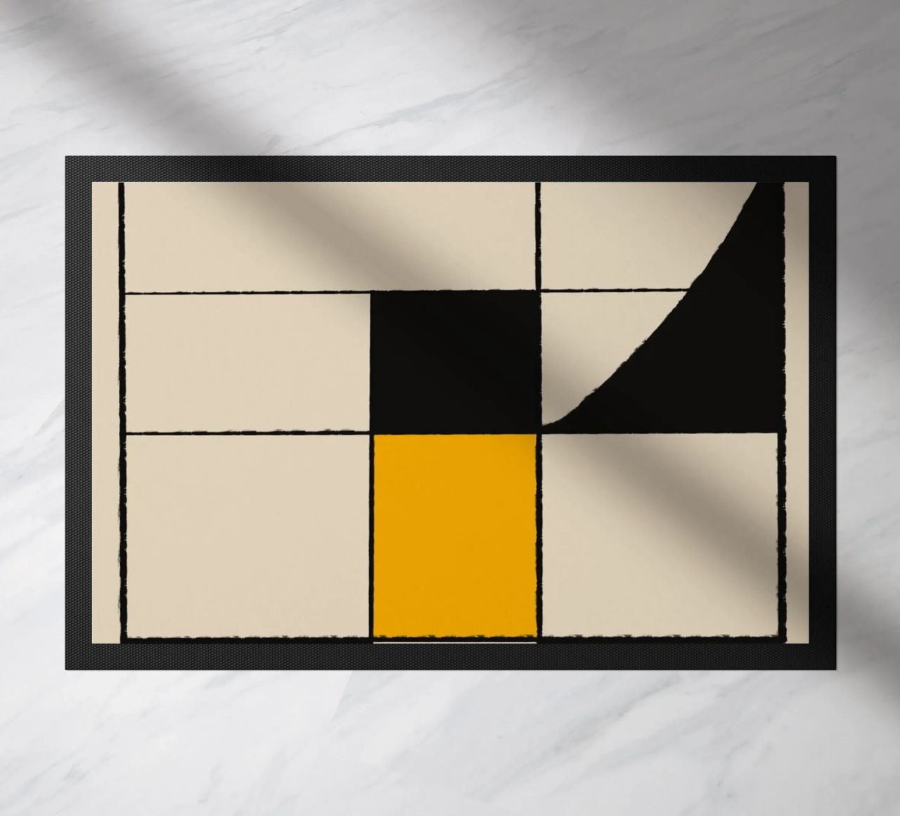 Geometría Bauhaus felpudo de Little Dean