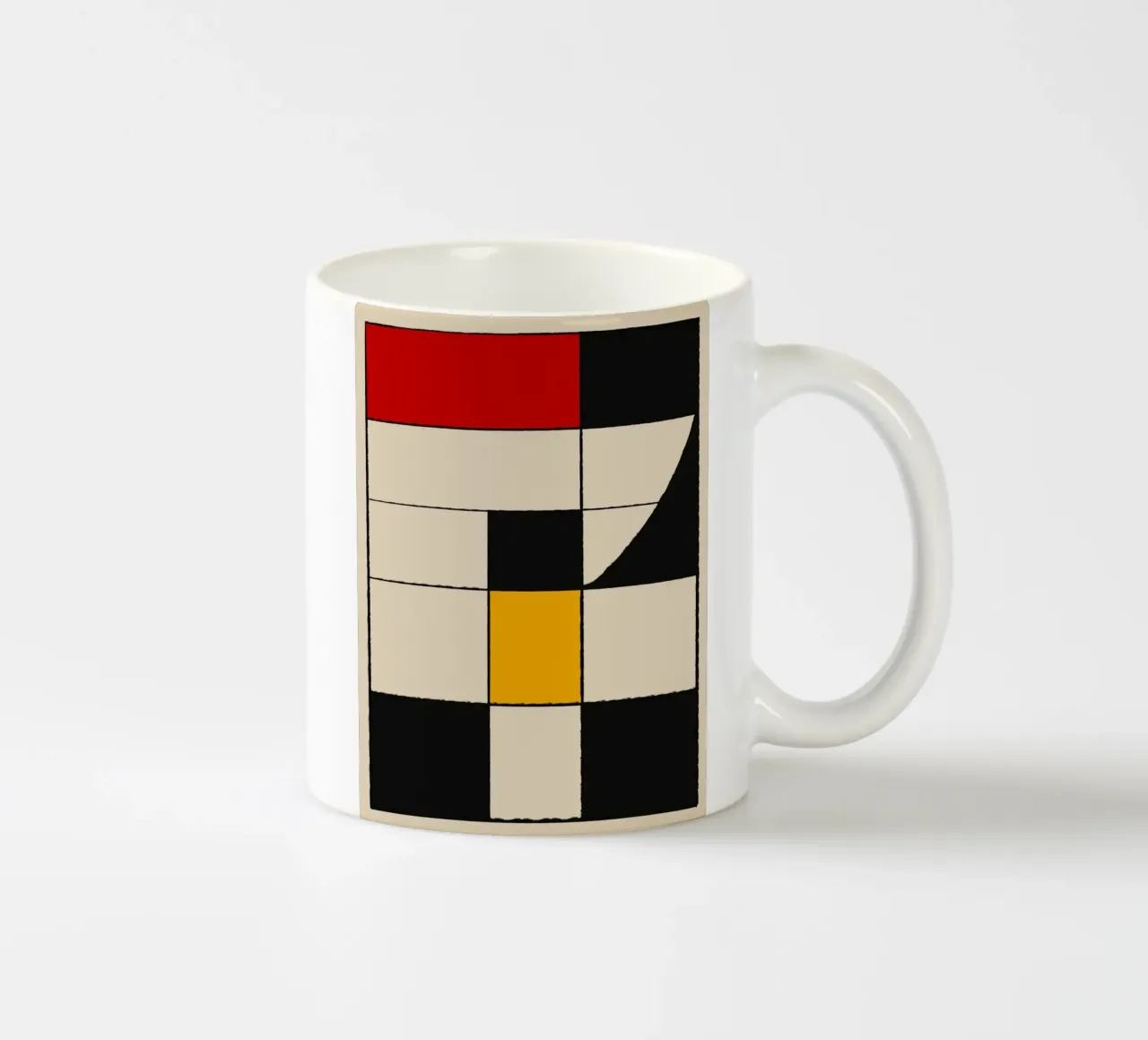 Geometria Bauhaus tazza in ceramica da Little Dean