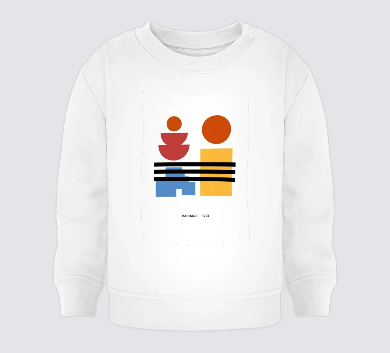 Geometric Abstract Circles Shapes Color 1923 Print baby sweatshirt by NorwesClub