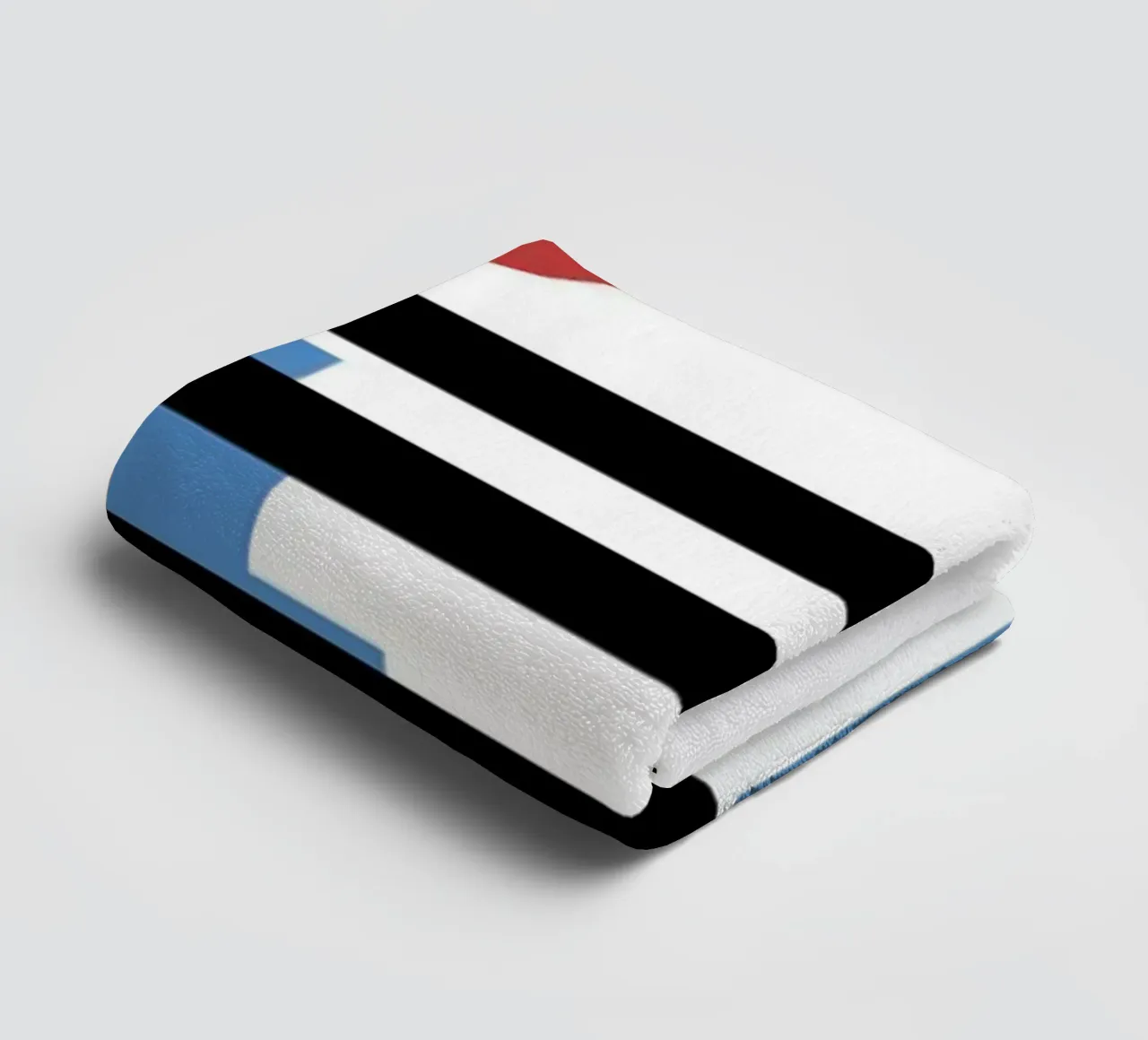 Geometric Abstract Circles Shapes Color 1923 Print towel by NorwesClub