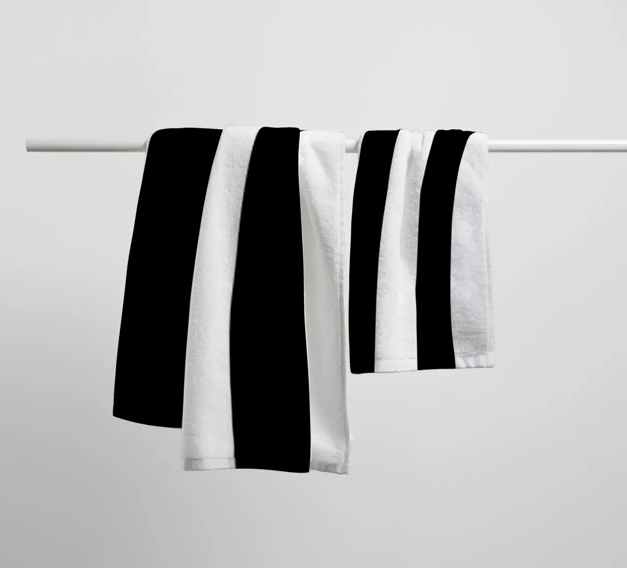 Geometrico astratto Curve Forme Colore Stampa asciugamano da bagno da NorwesClub