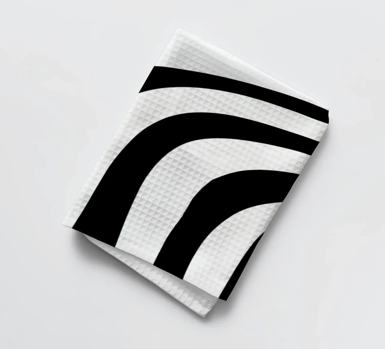 Geometrico astratto Curve Forme Colore Stampa canovaccio da cucina da NorwesClub