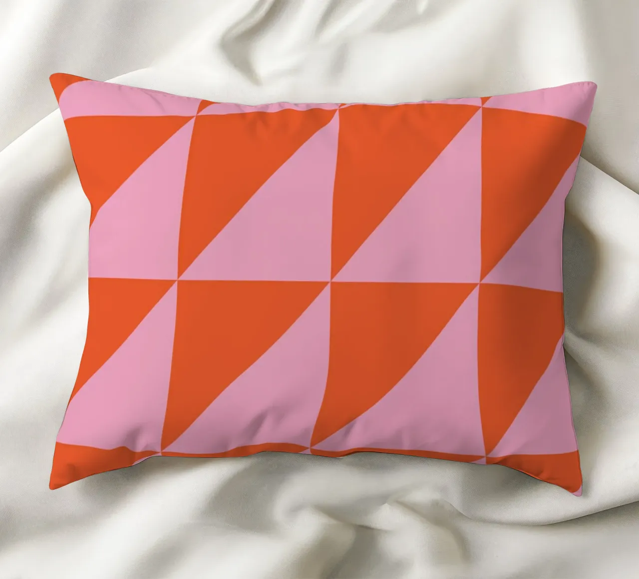 Bauhaus Exhibition 1923 Geometric Triangle Pattern decorative cushion by NorwesClub