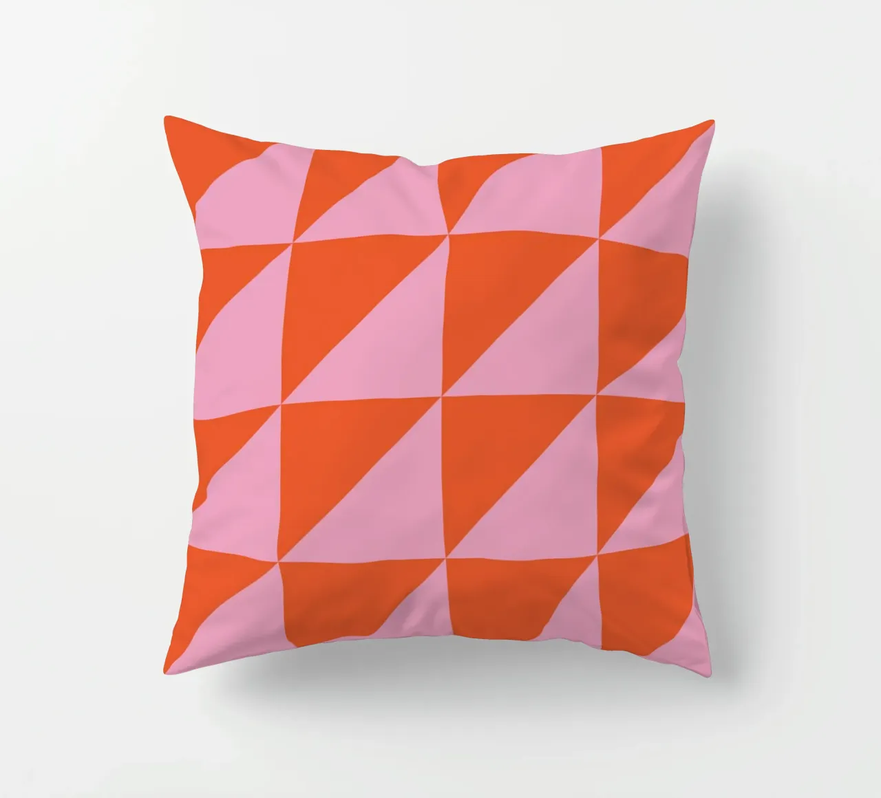 Bauhaus Exhibition 1923 Geometric Triangle Pattern decorative cushion by NorwesClub