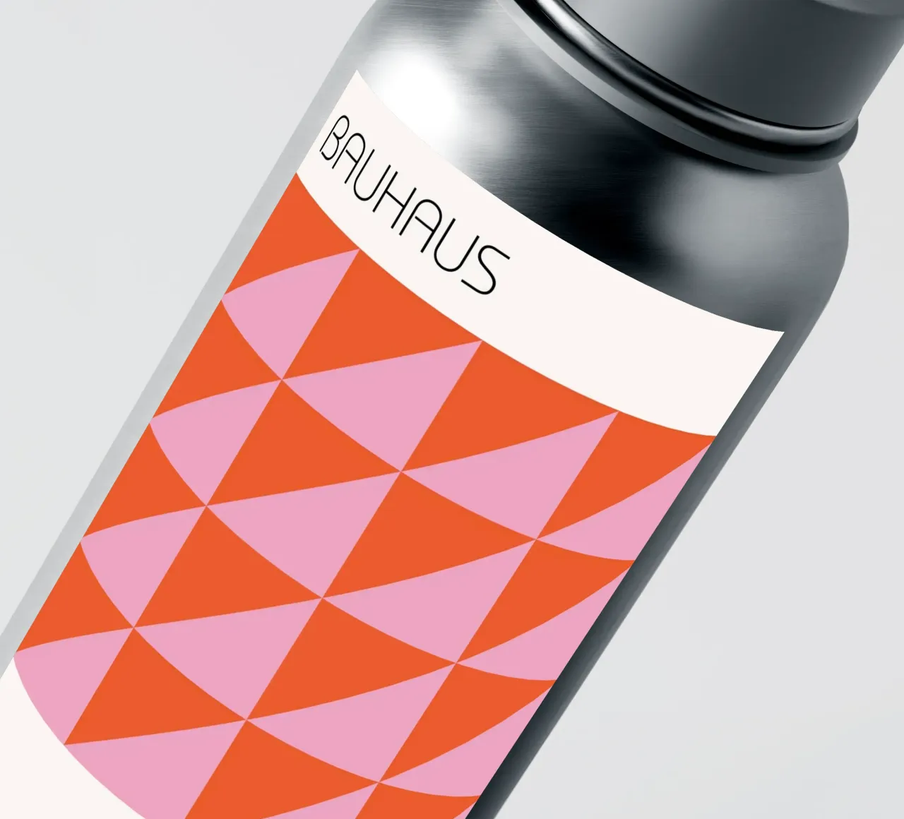 Exposition Bauhaus 1923 Geometric Triangle Pattern autocollant de NorwesClub