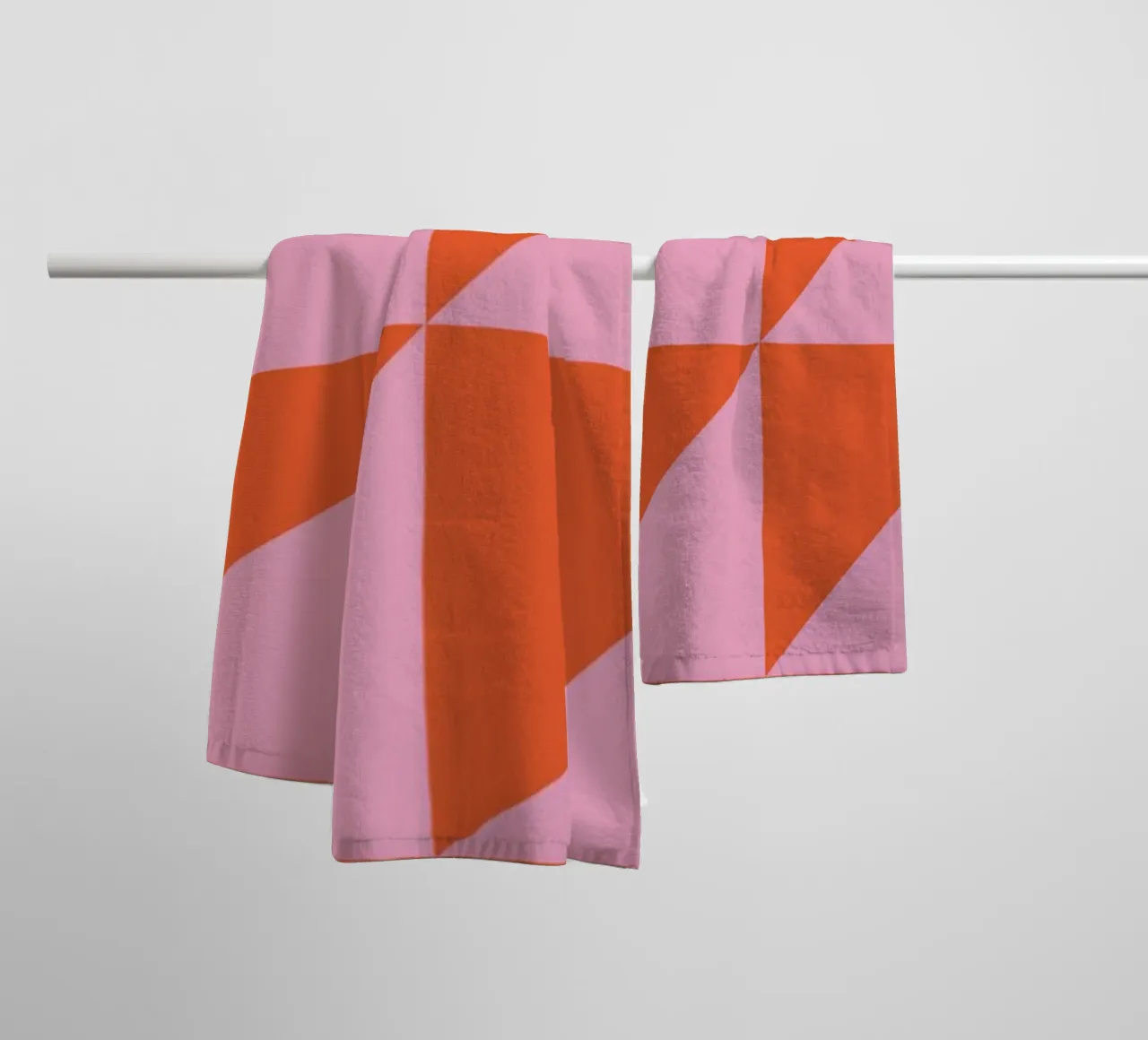 Bauhaus Ausstellung 1923 Geometric Triangle Pattern Handtuch von NorwesClub