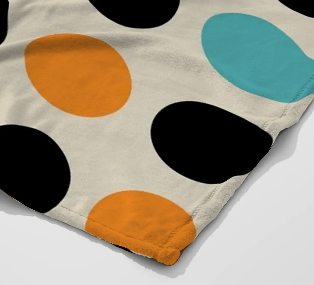 Bauhaus Geometric Grid Circles Abstract Print 1923 fleece blanket by NorwesClub